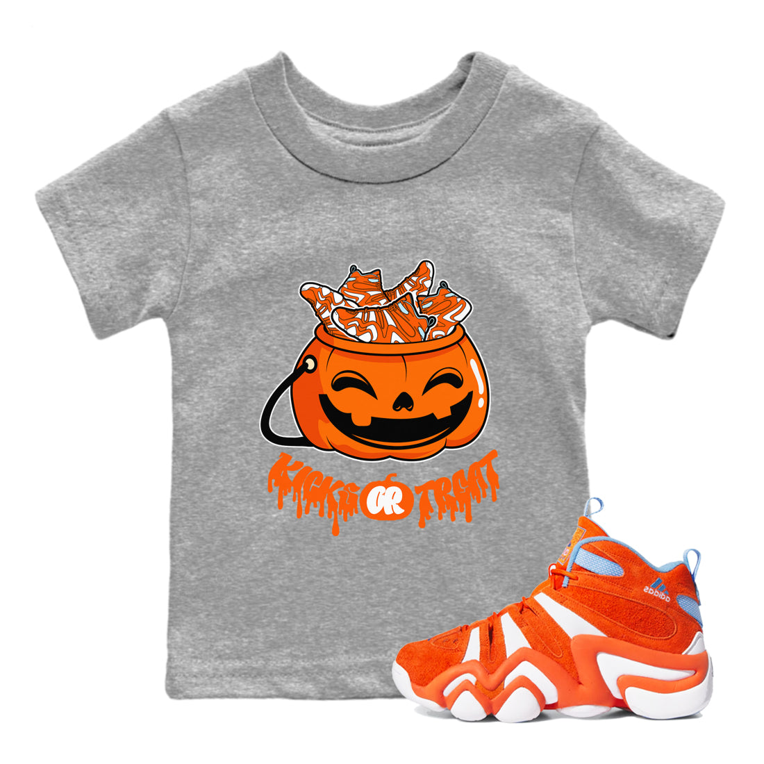 Kicks Or Treat snkmatch Tee Kids - Crazy 8 Team Orange