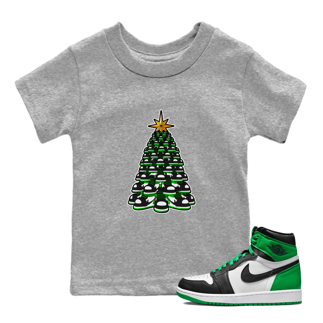 Kicksmas Tree snkmatch Tee Kids - Air Jordan 1 Celtics