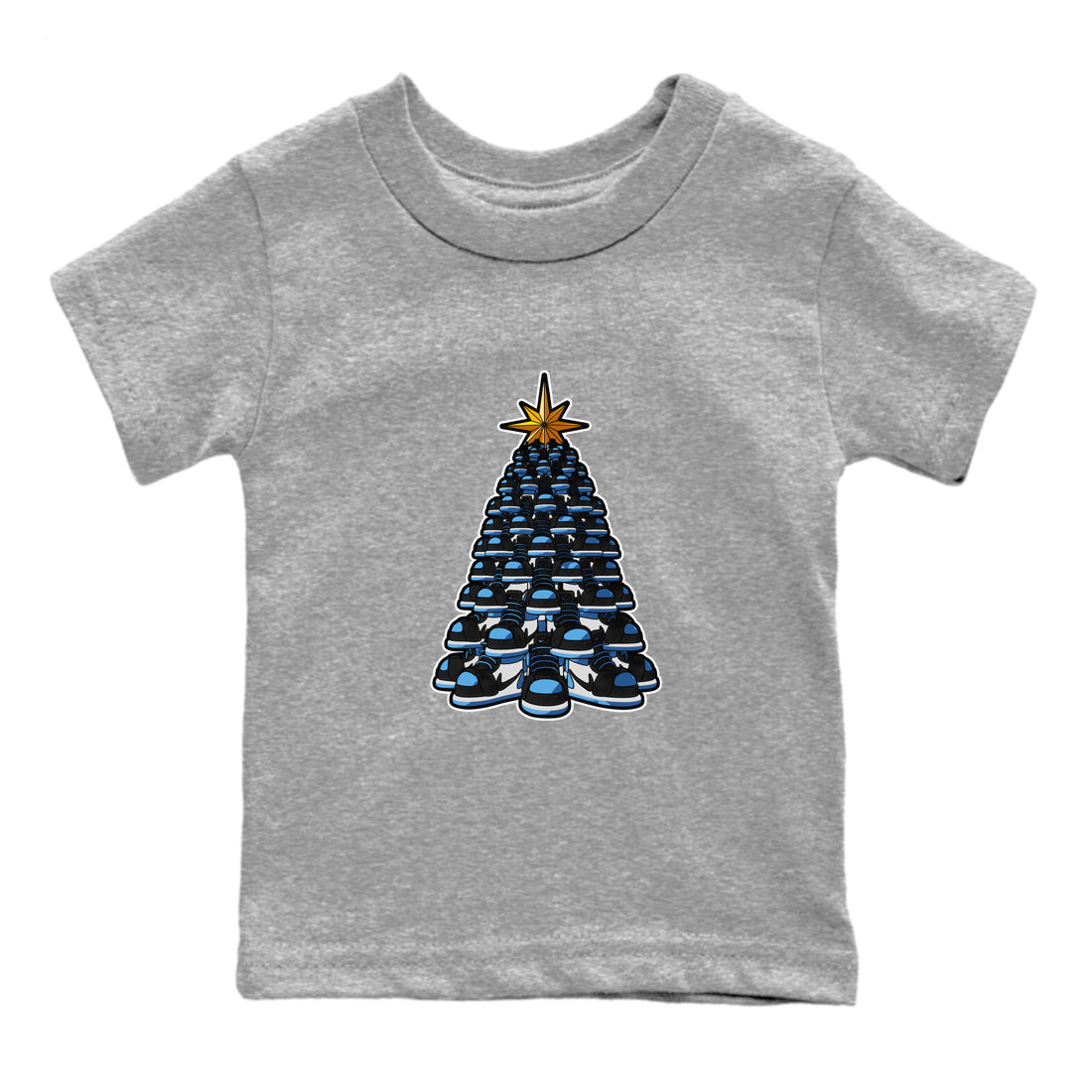 Kicksmas Tree snkmatch Tee Kids - Air Jordan 1 UNC Toe
