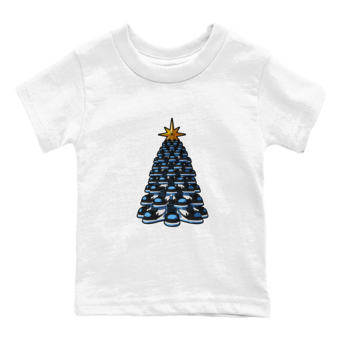 Kicksmas Tree snkmatch Tee Kids - Air Jordan 1 UNC Toe