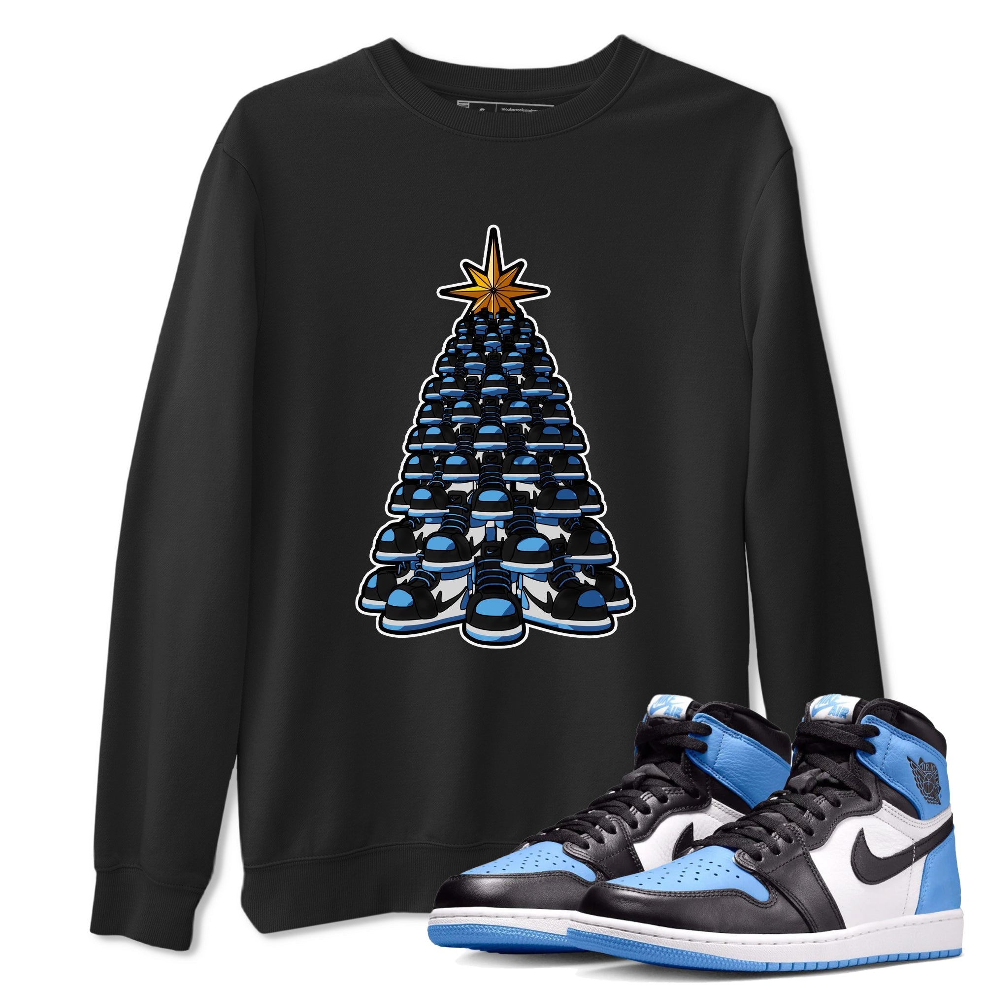 Kicksmas Tree snkmatch Tee - Air Jordan 1 UNC Toe