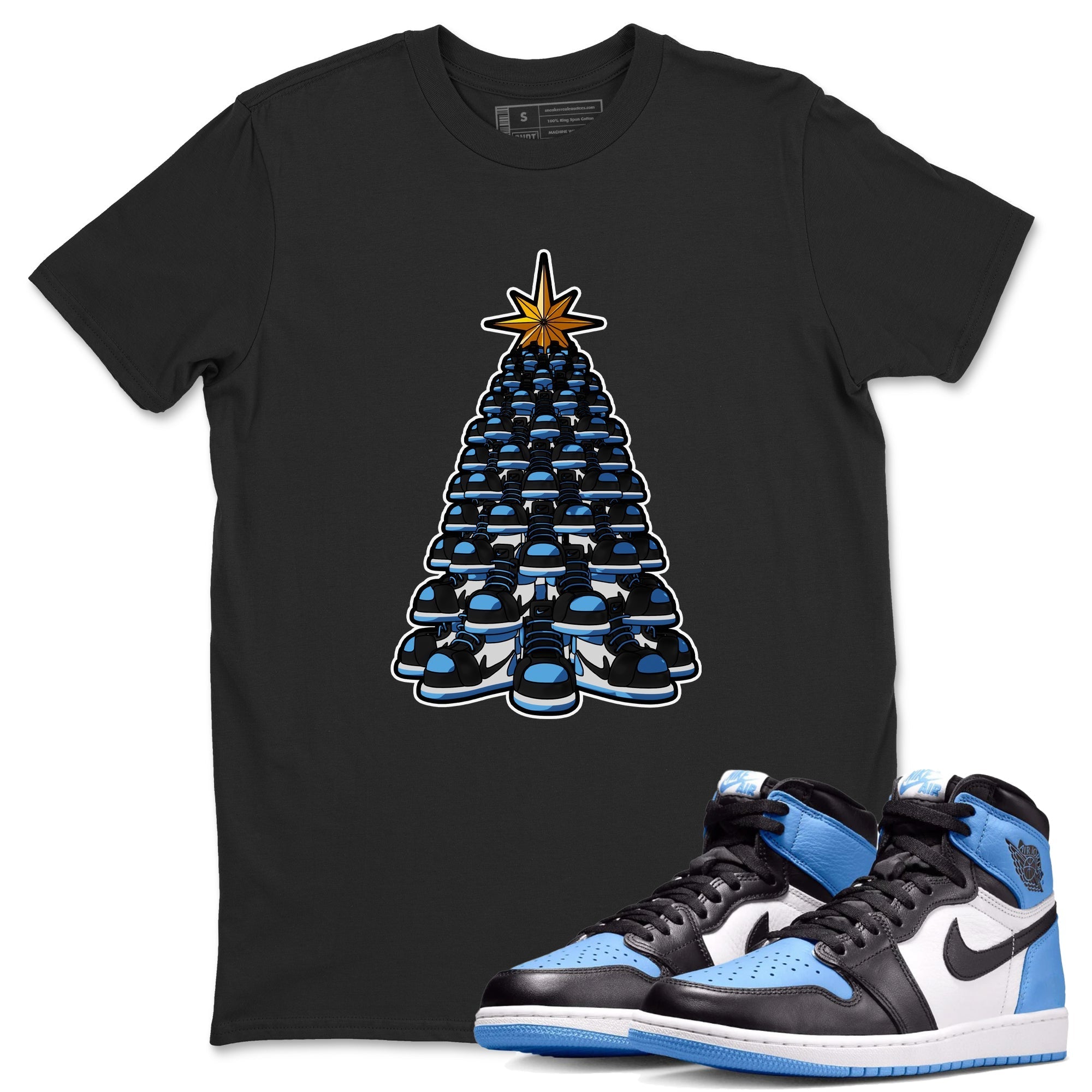 Kicksmas Tree snkmatch Tee - Air Jordan 1 UNC Toe