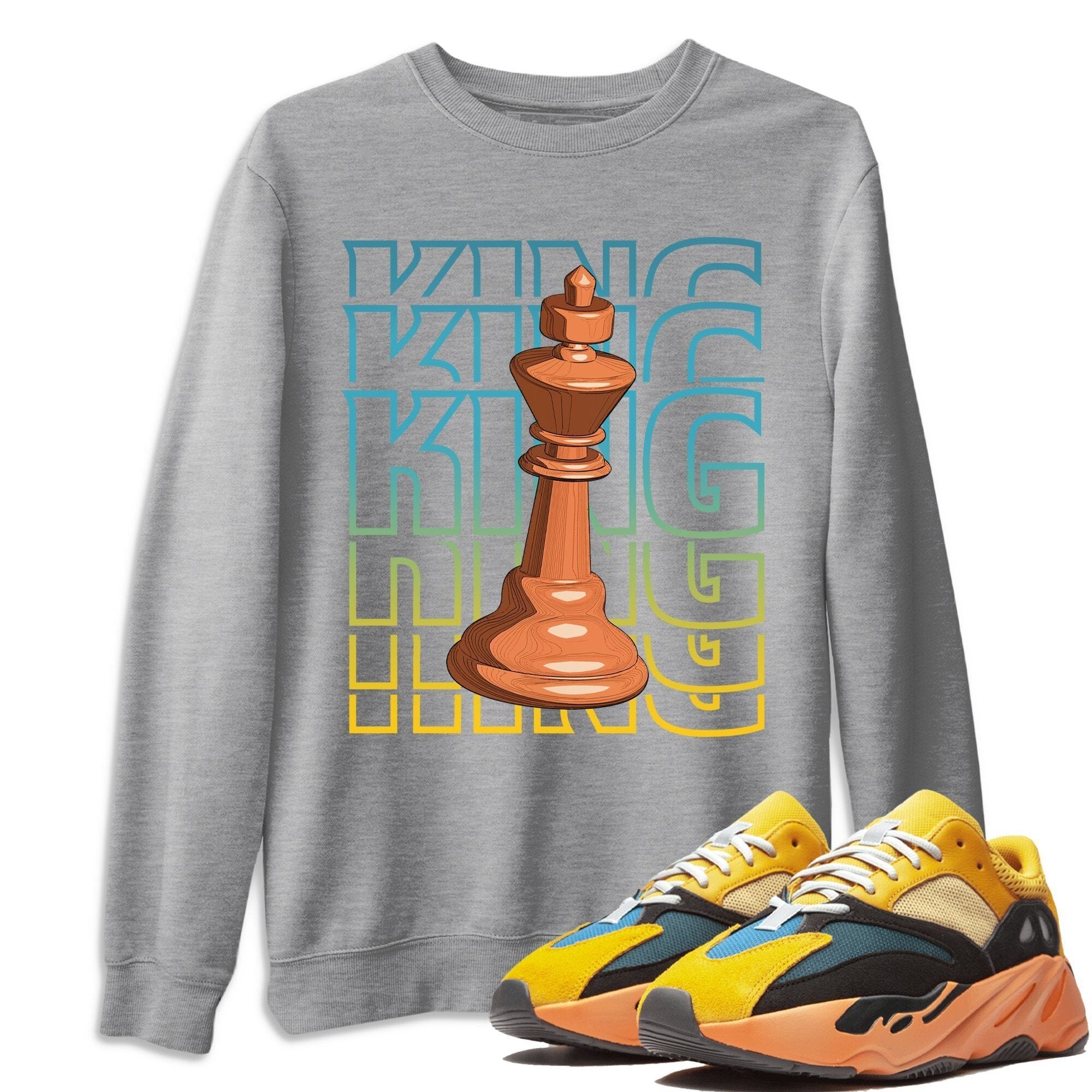 King Unisex Tops - Yeezy 700 Sun