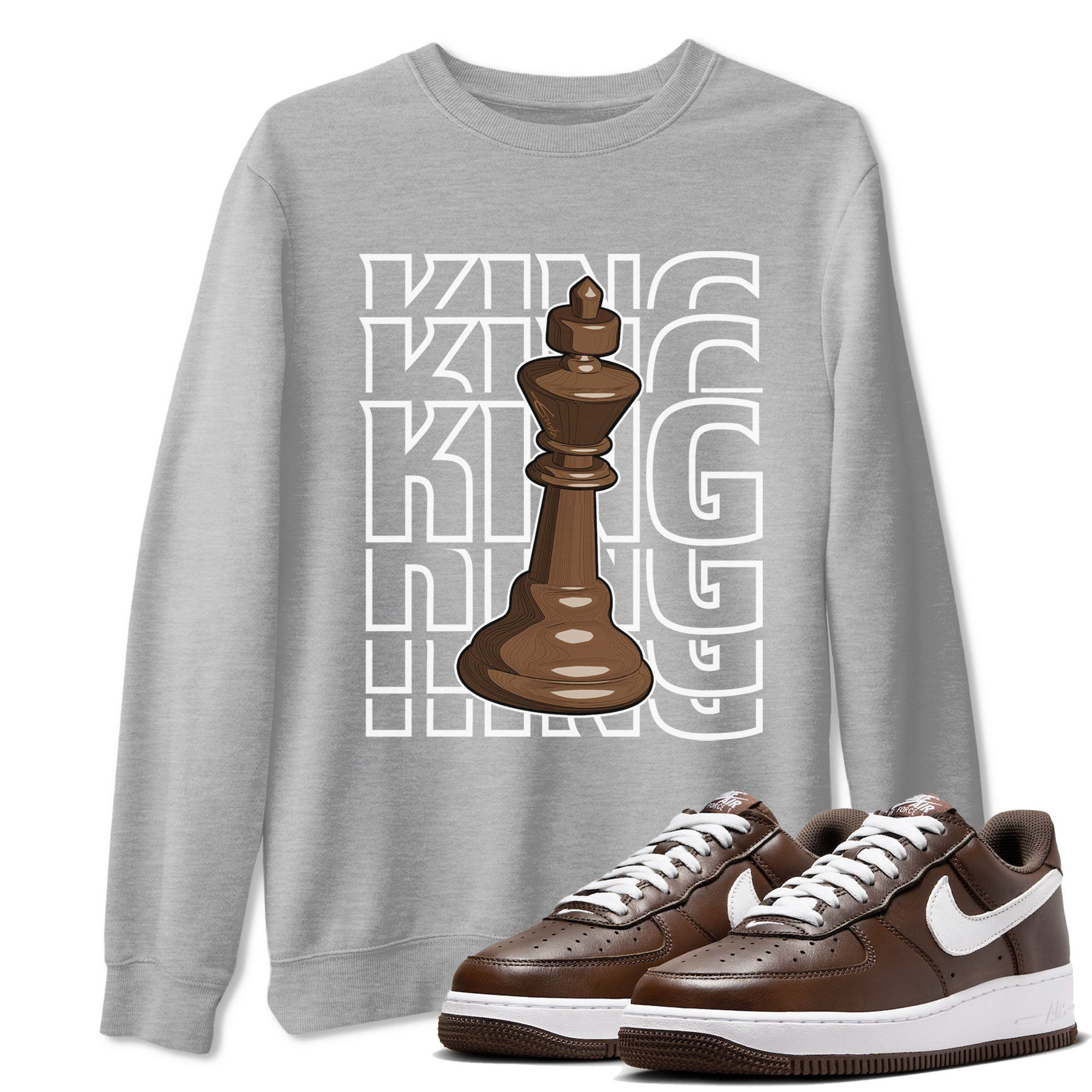 King snkmatch Tee - Air Force 1 Chocolate