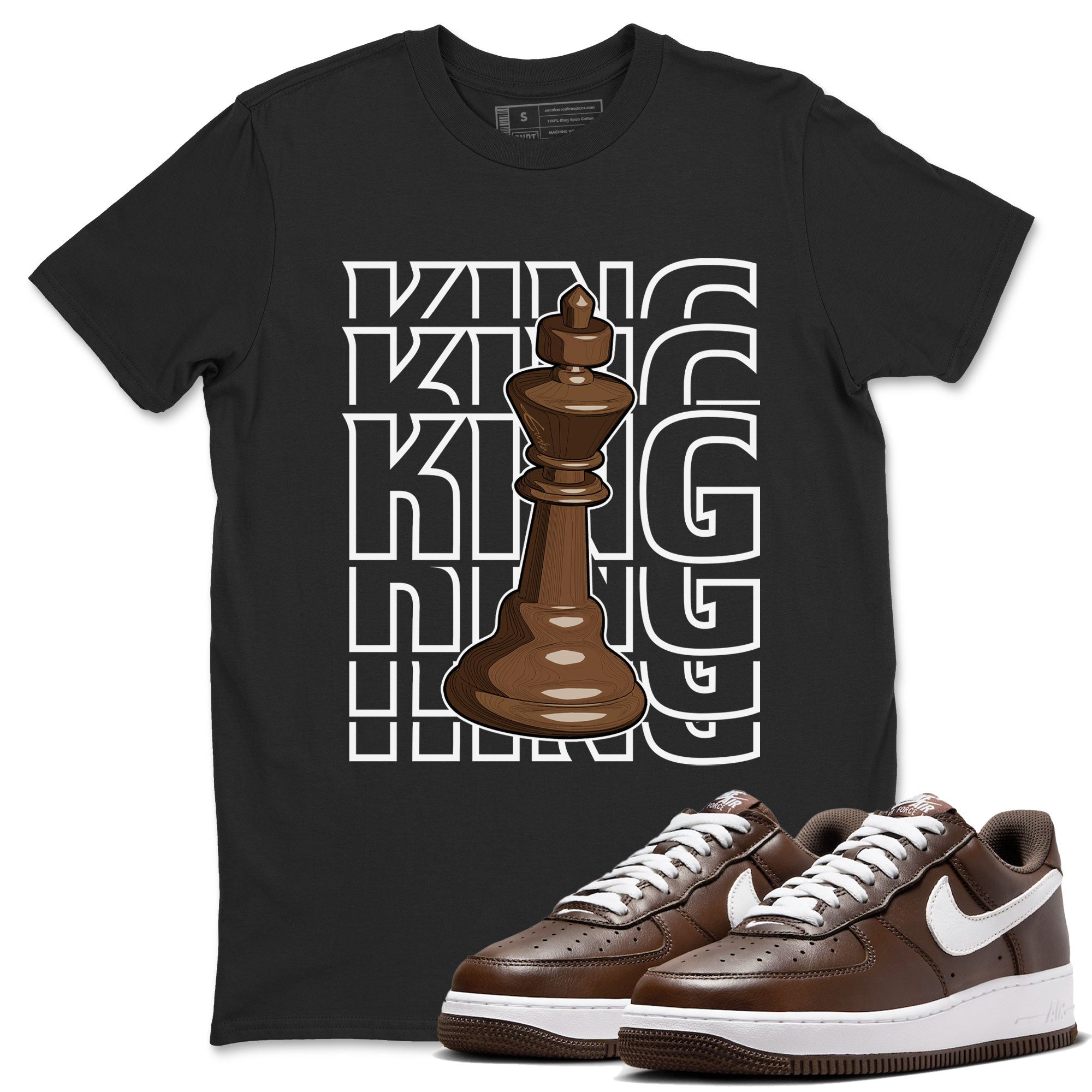 King snkmatch Tee - Air Force 1 Chocolate