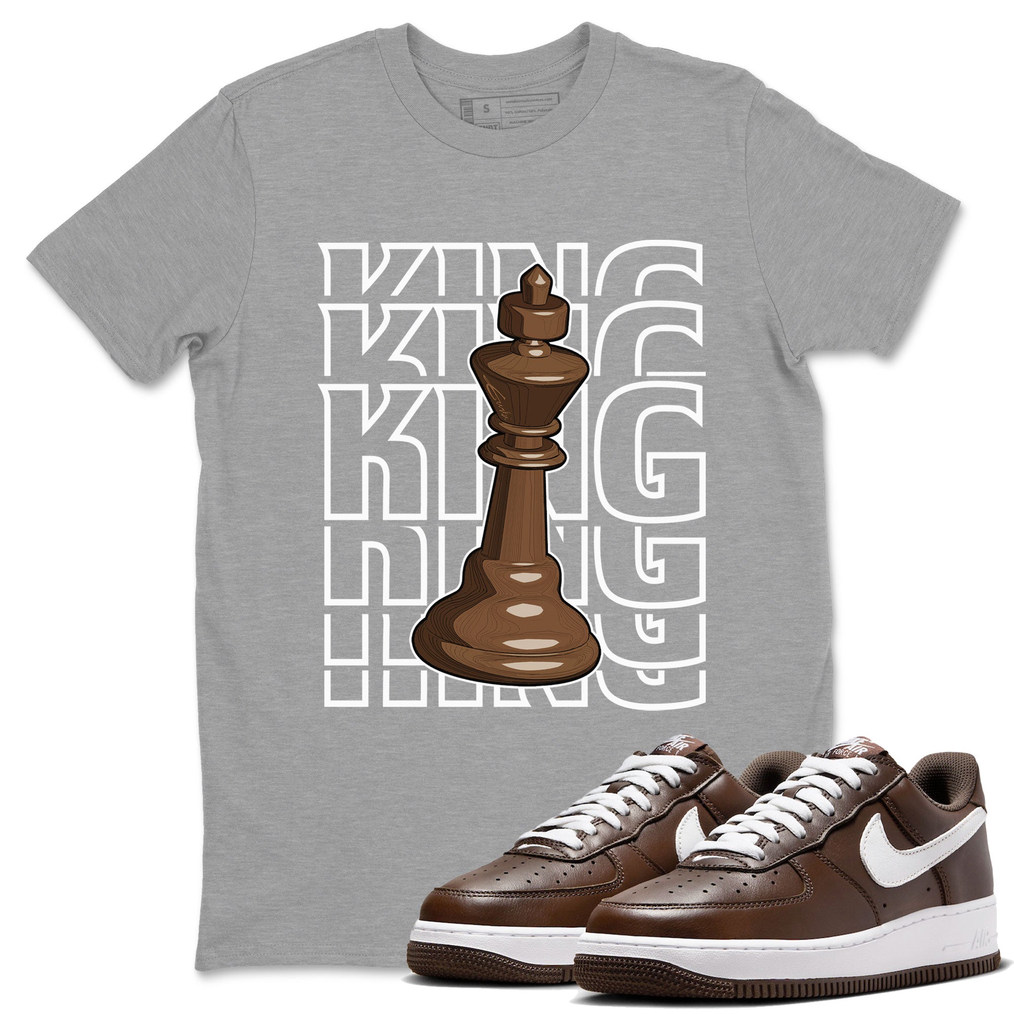 King snkmatch Tee - Air Force 1 Chocolate