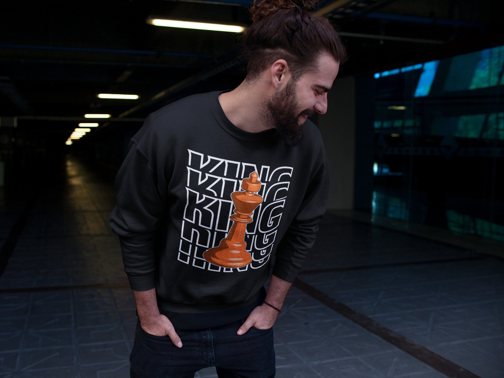 King Unisex Tops - Air Jordan 1 Electro Orange