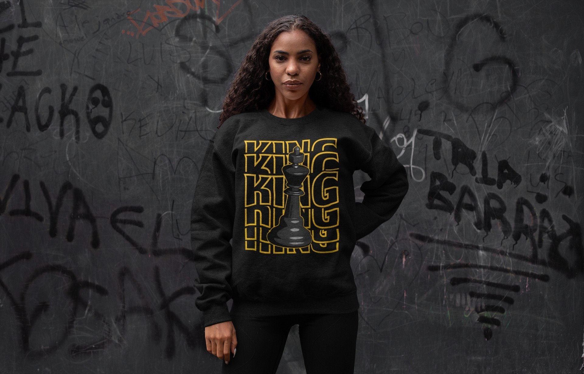 King Unisex Tops - Air Jordan 1 Pollen