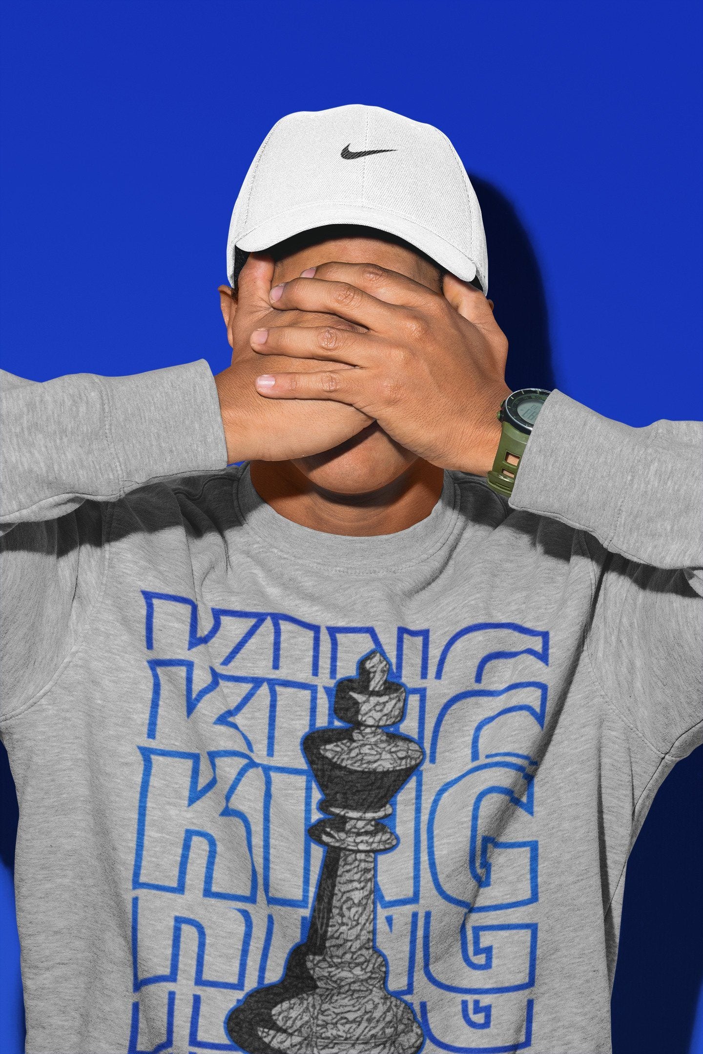 King Unisex Tops - Air Jordan 3 Racer Blue