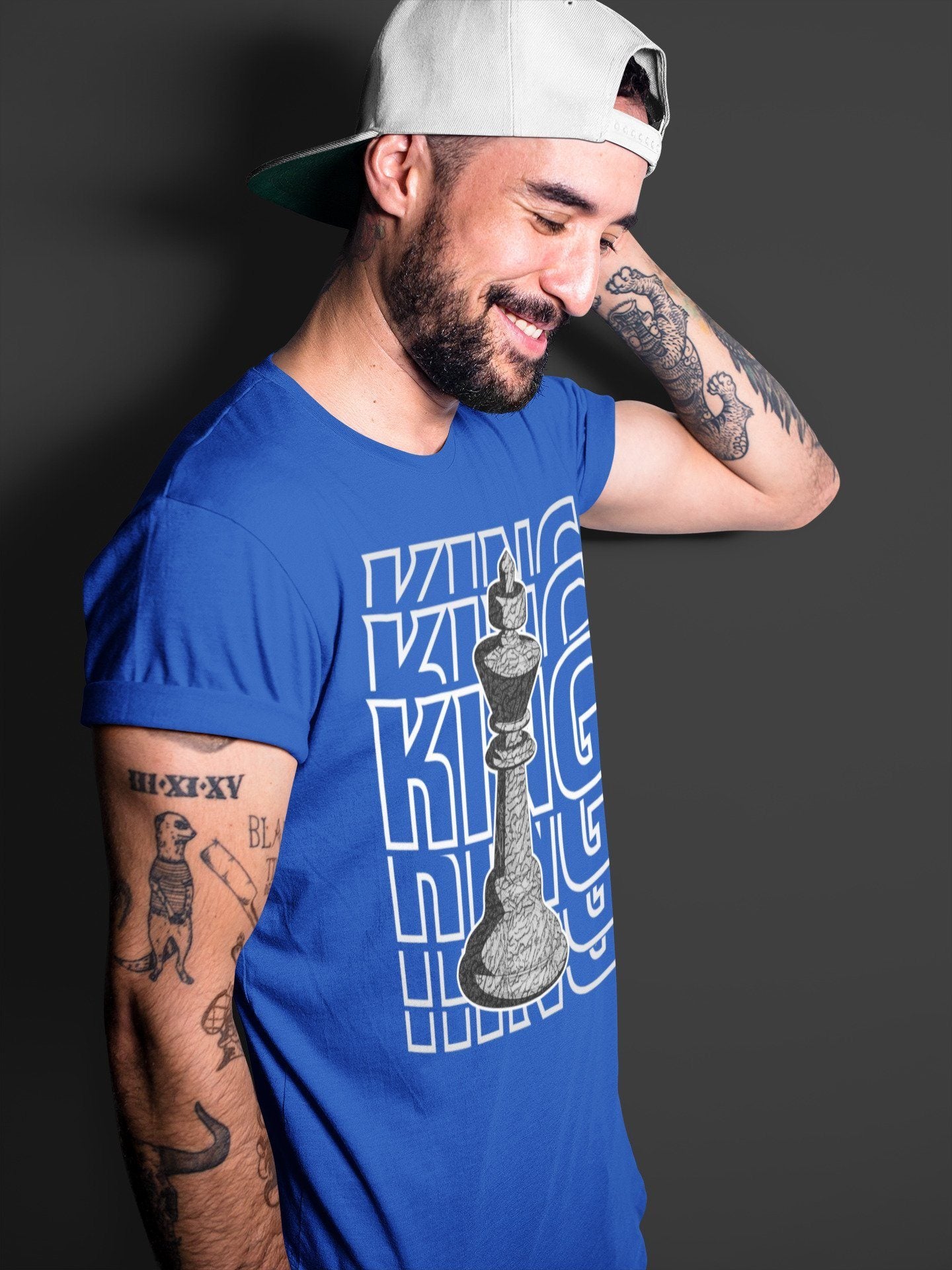 King Unisex Tops - Air Jordan 3 Racer Blue