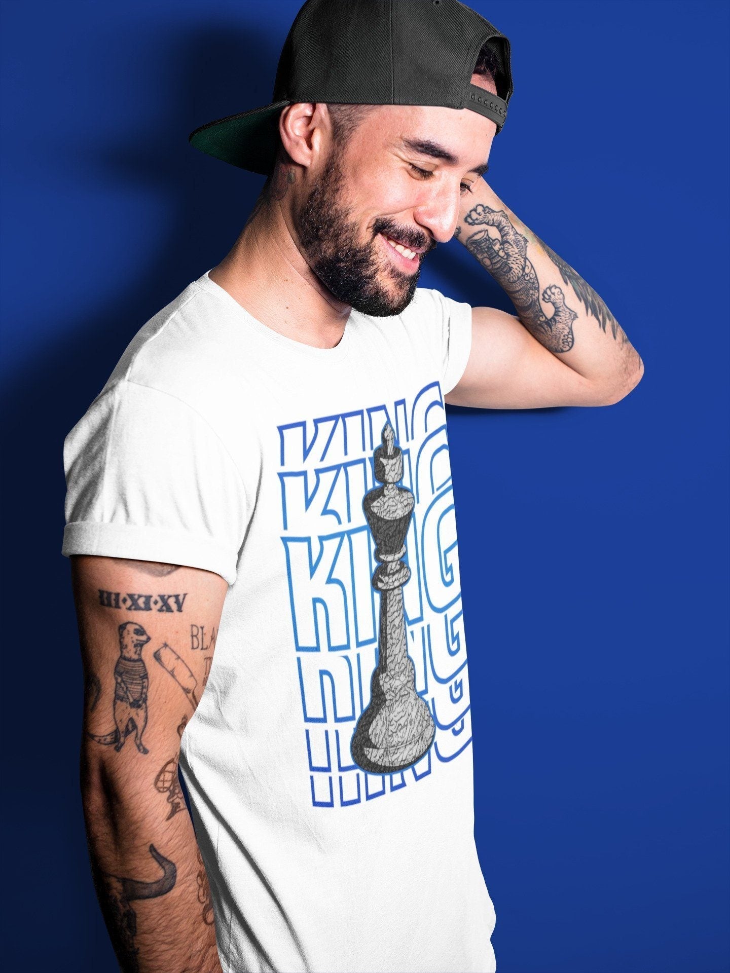King Unisex Tops - Air Jordan 3 Racer Blue