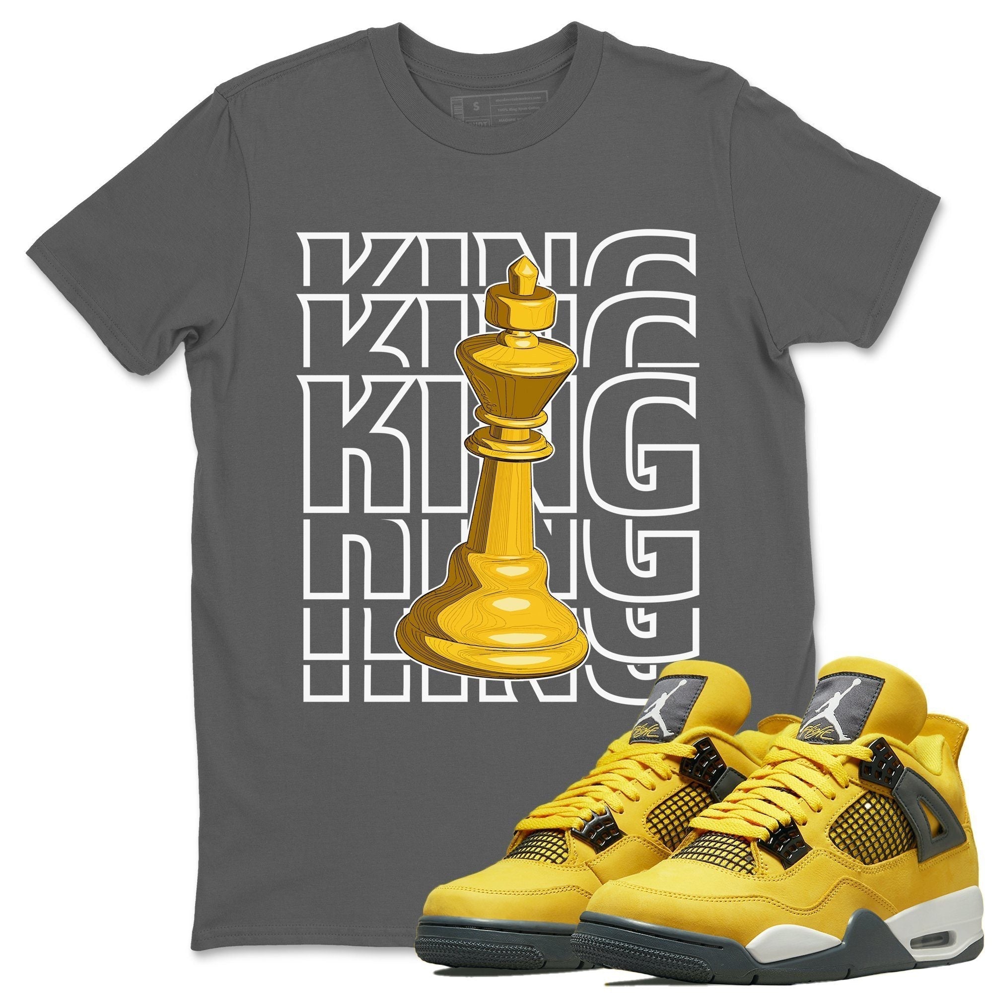 King Unisex Tops - Air Jordan 4 Lightning