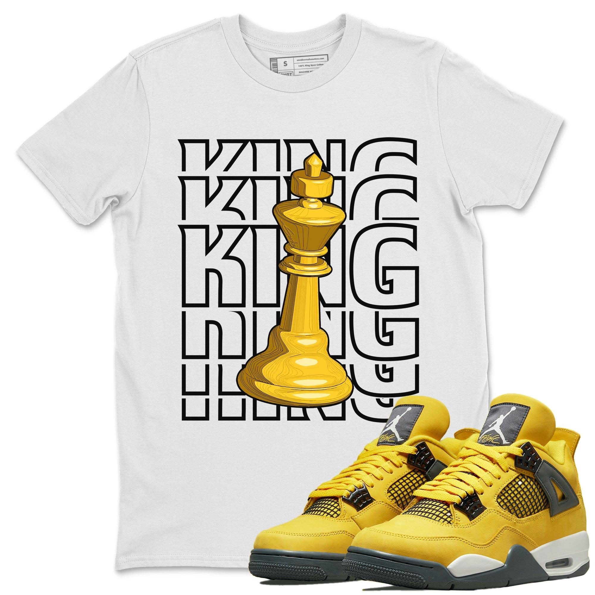 King Unisex Tops - Air Jordan 4 Lightning