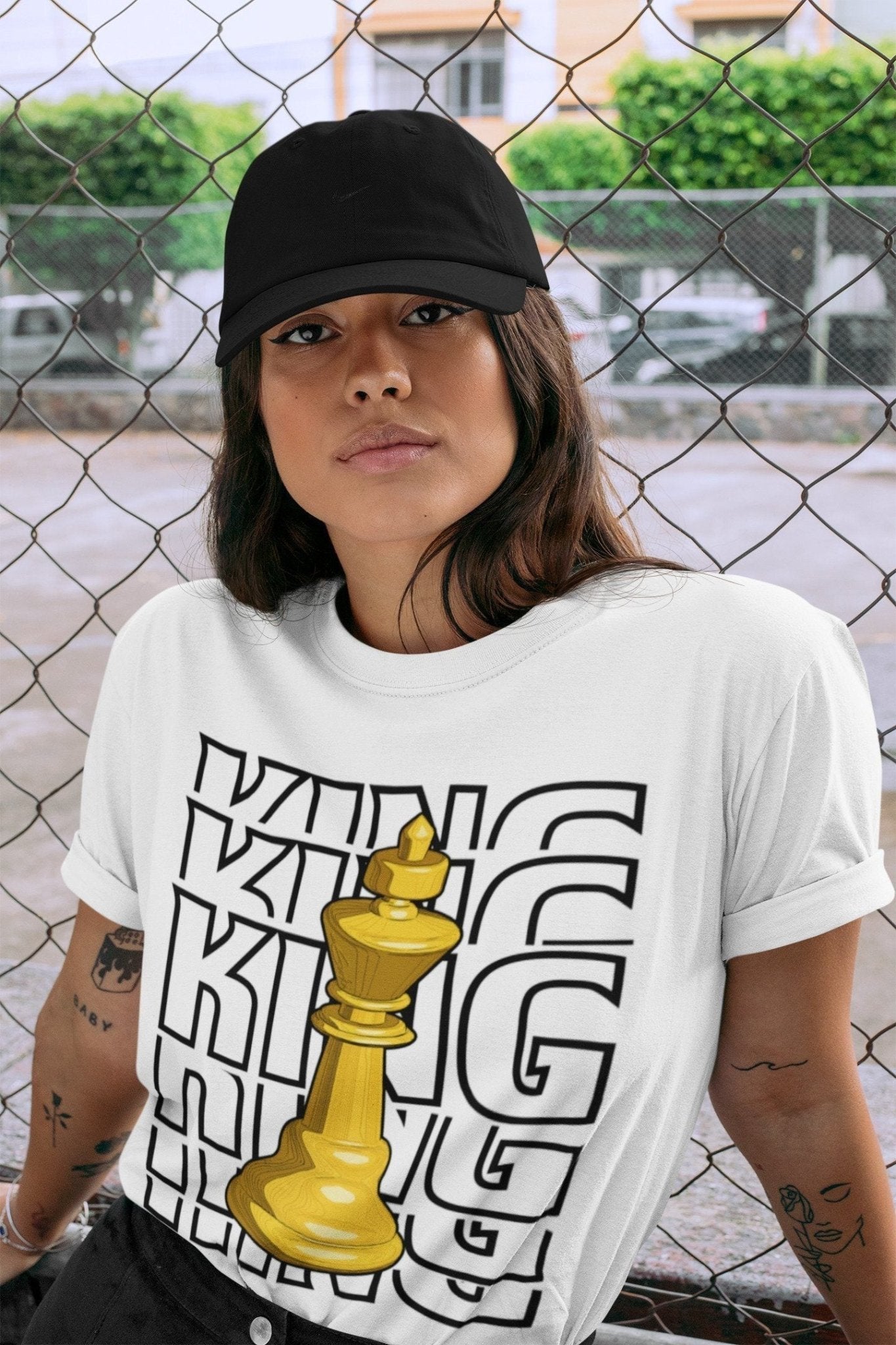 King Unisex Tops - Air Jordan 4 Lightning