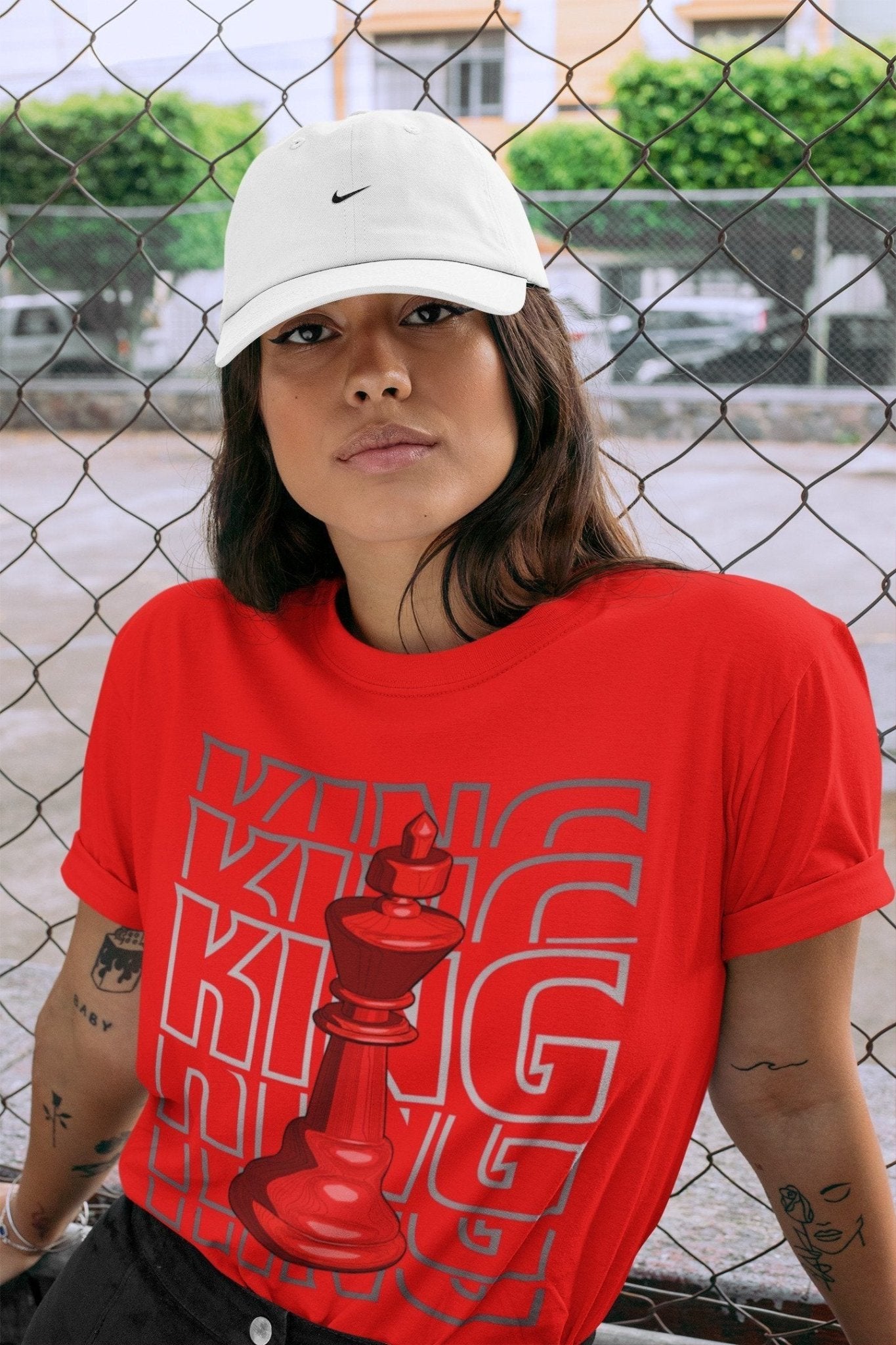 King Unisex Tops - Air Jordan 5 Raging Bull