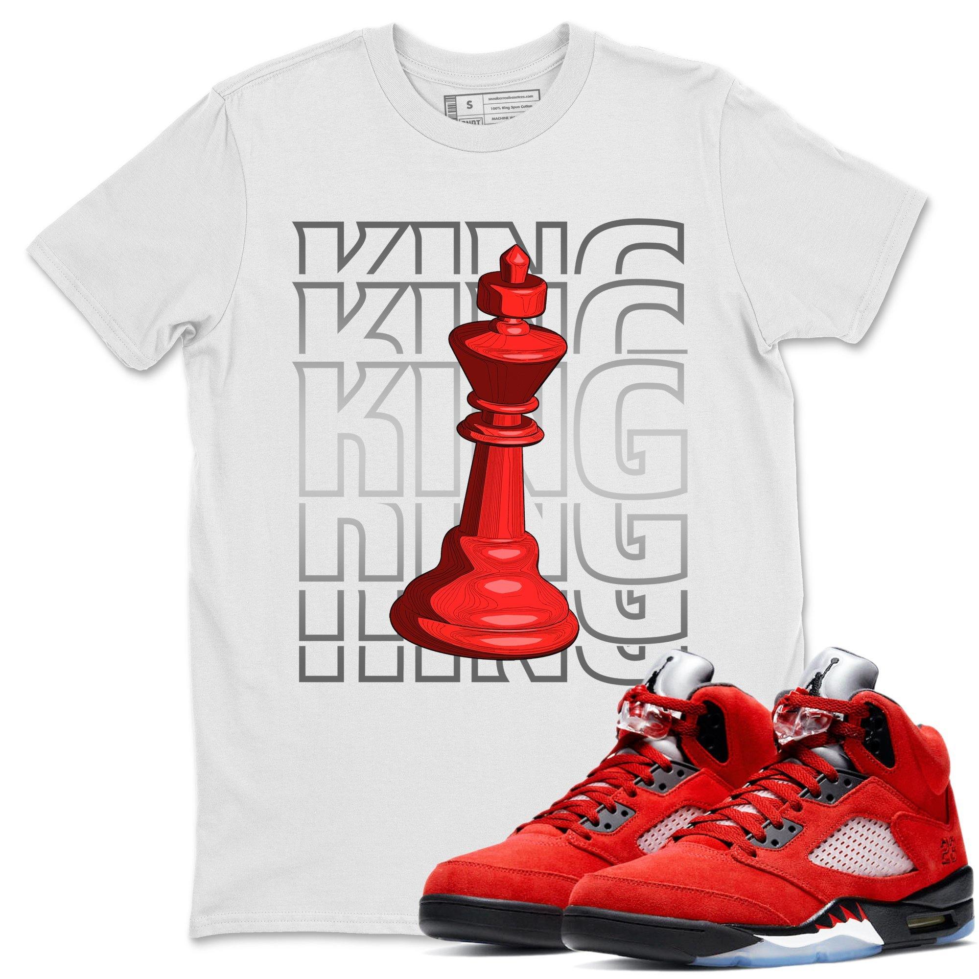 King Unisex Tops - Air Jordan 5 Raging Bull