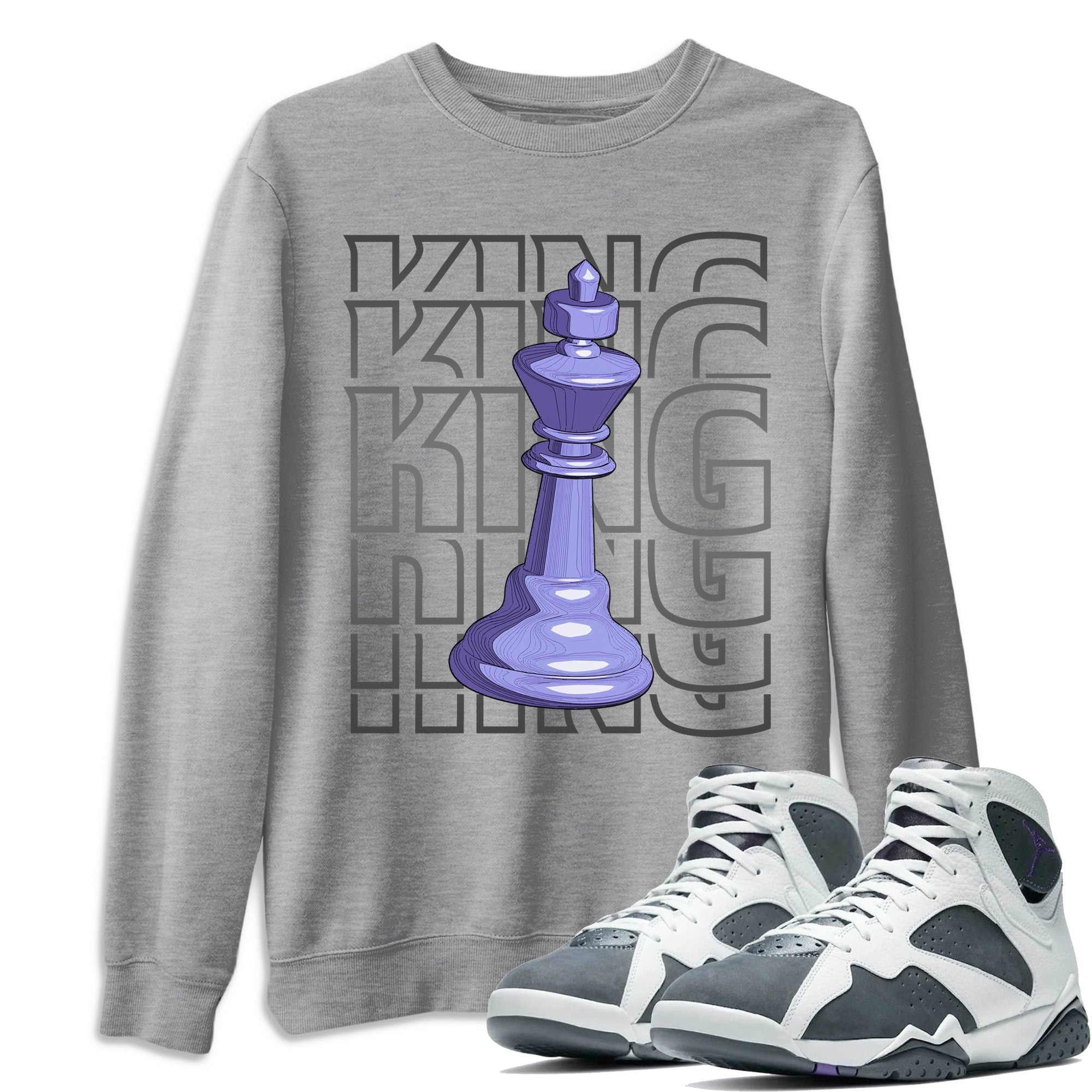 King Unisex Tops - Air Jordan 7 Flint