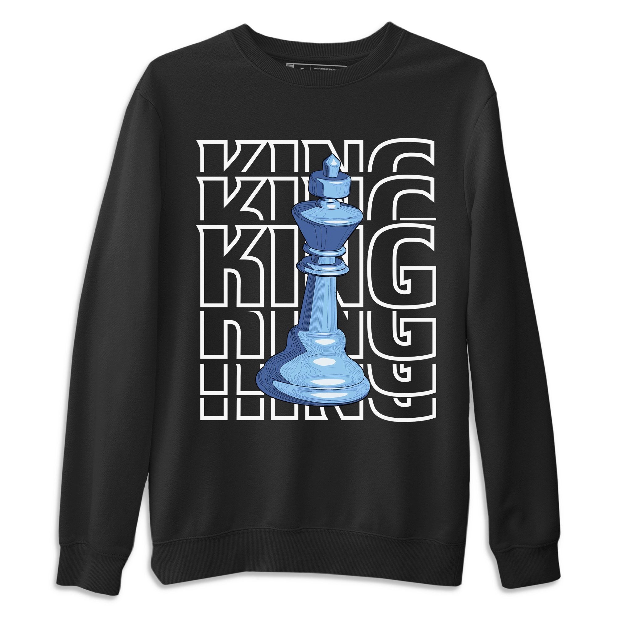 King Unisex Tops - Air Jordan 1 University Blue