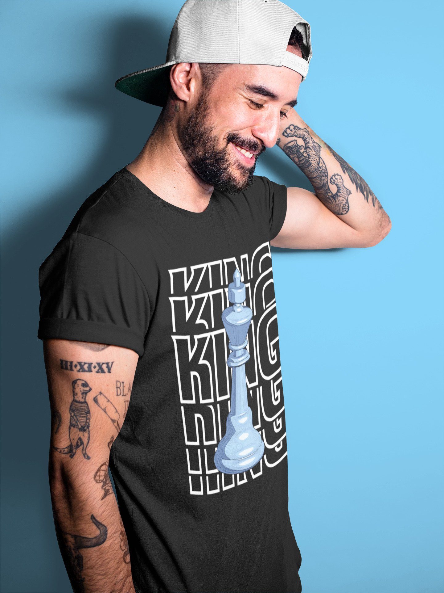 King Unisex Tops - Air Jordan 1 University Blue