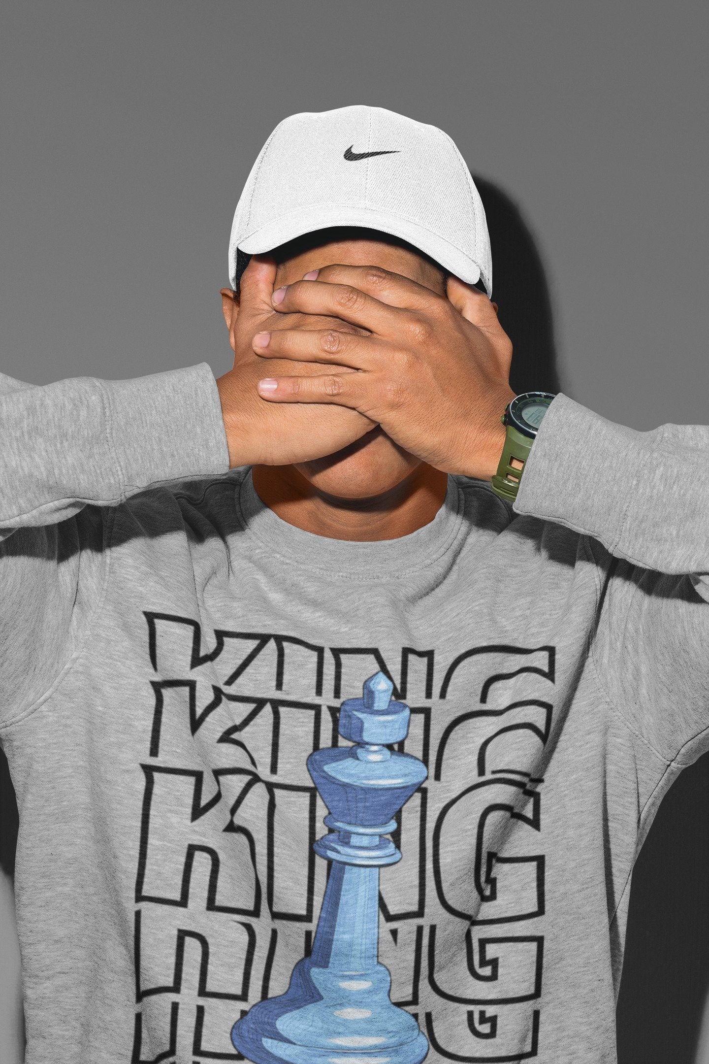 King Unisex Tops - Air Jordan 1 University Blue