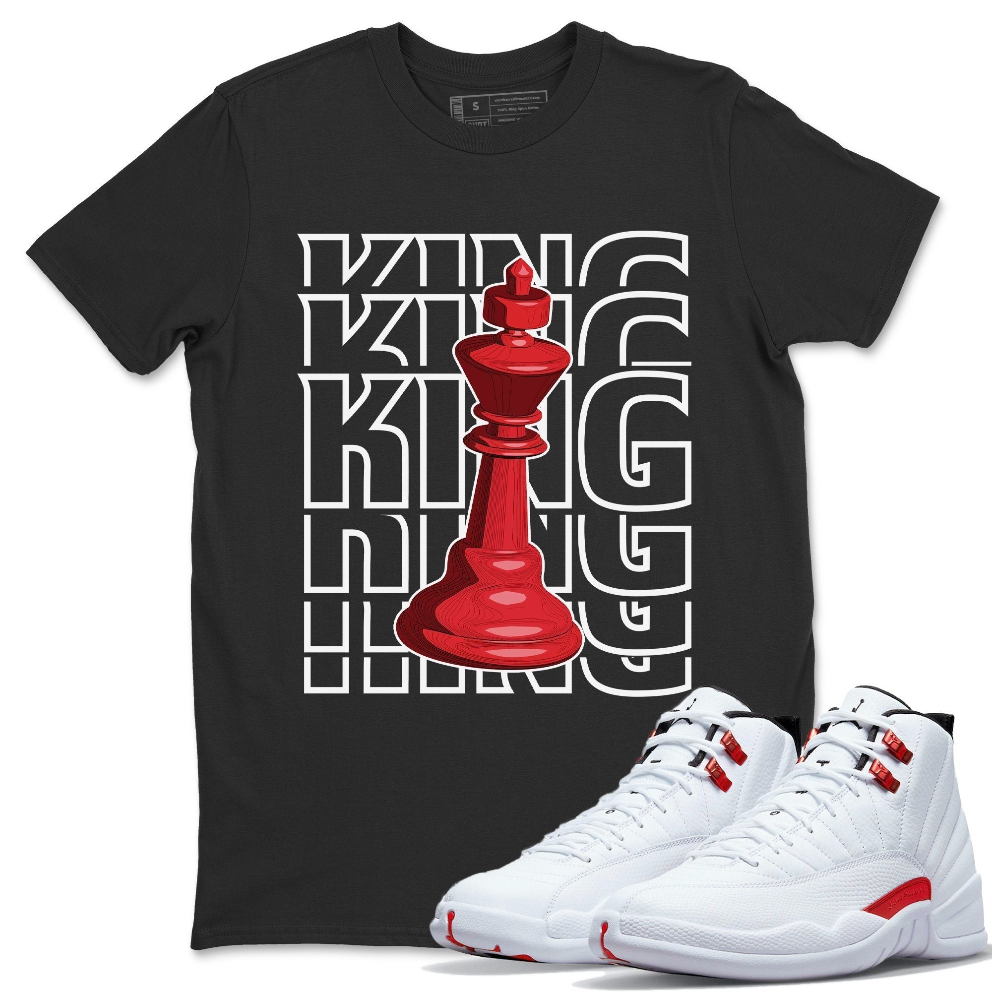 King Unisex Tops - Air Jordan 12 Twist