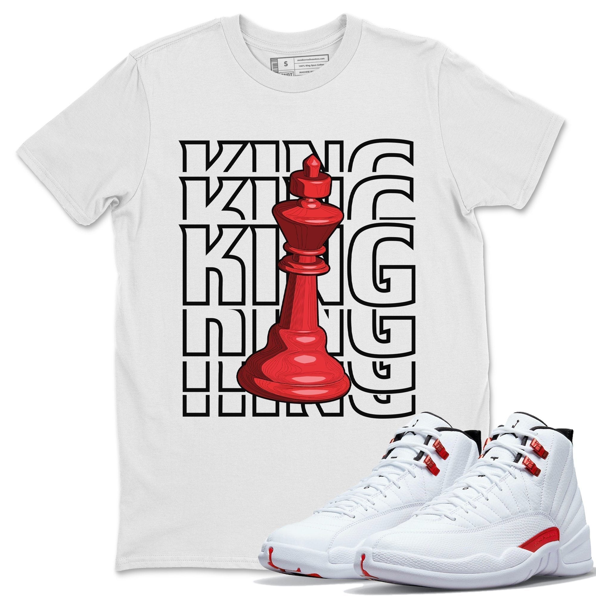 King Unisex Tops - Air Jordan 12 Twist