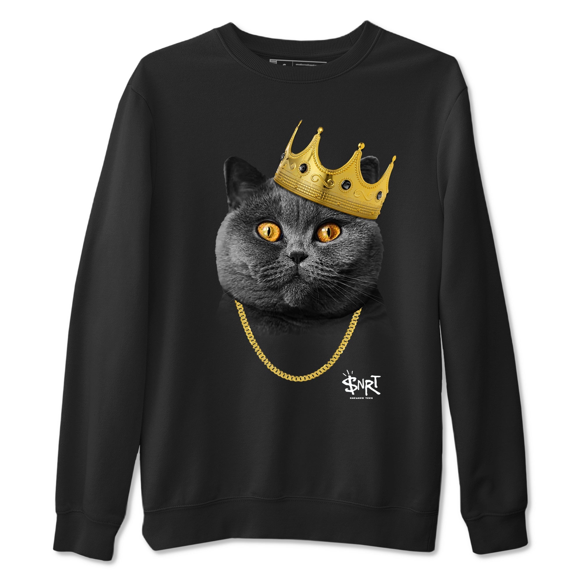 King Black Cat snkmatch Tees - Air Jordan 4 Black Cat