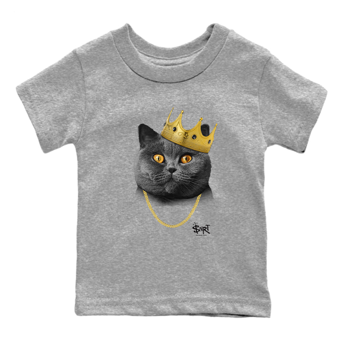King Black Cat snkmatch Tees Kids - Air Jordan 5 Black Cat