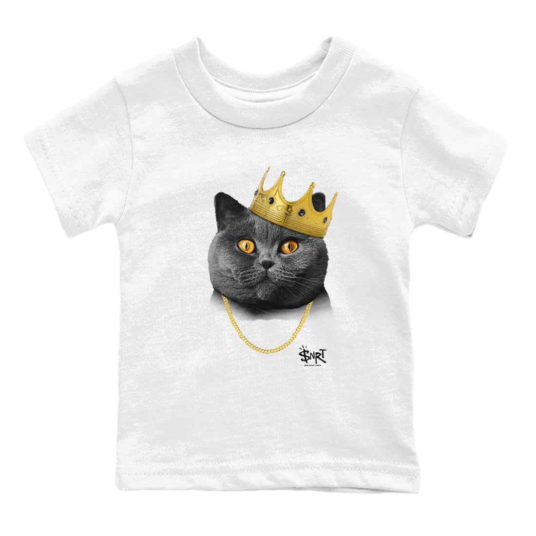 King Black Cat snkmatch Tees Kids - Air Jordan 5 Black Cat