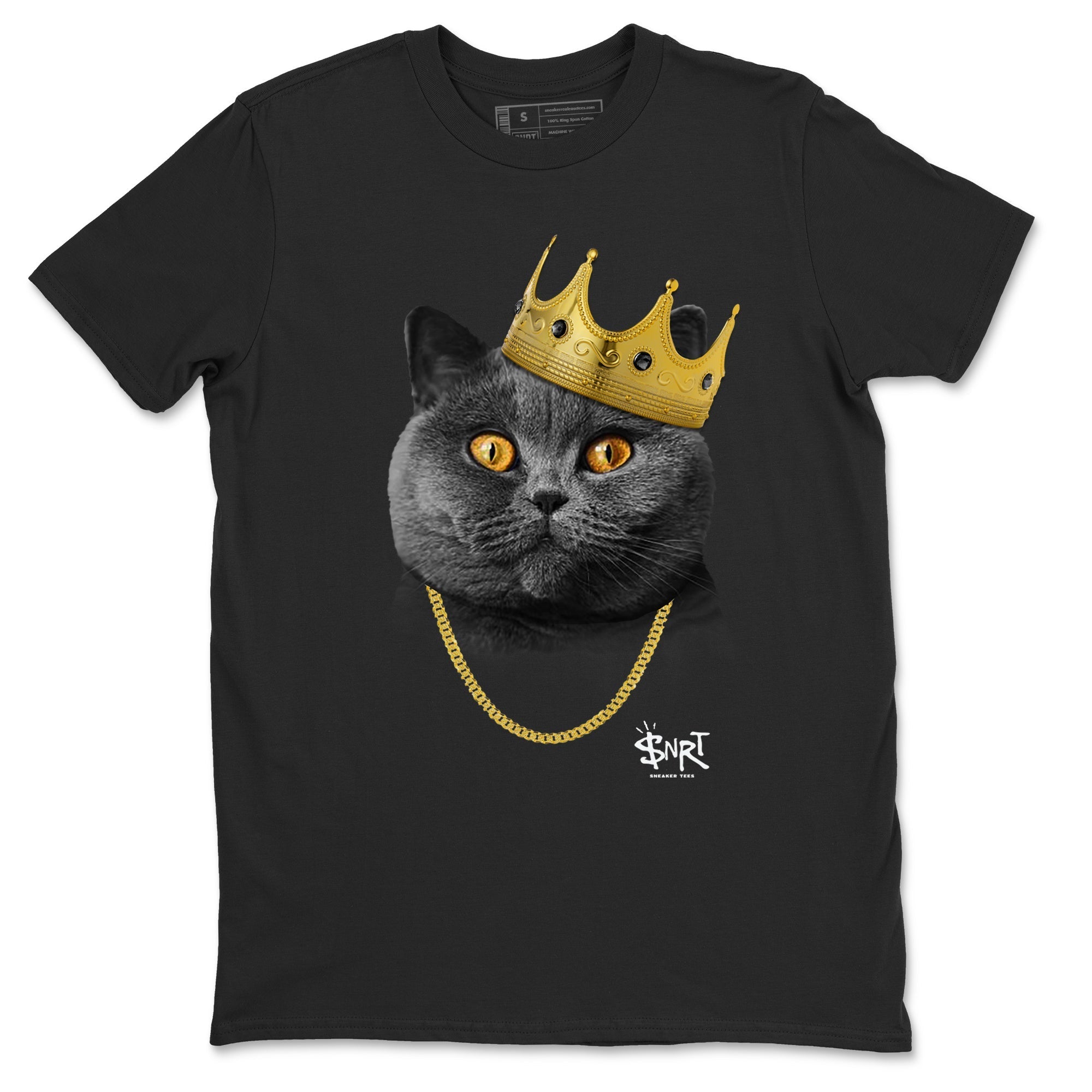 King Black Cat snkmatch Tees - Air Jordan 5 Black Cat