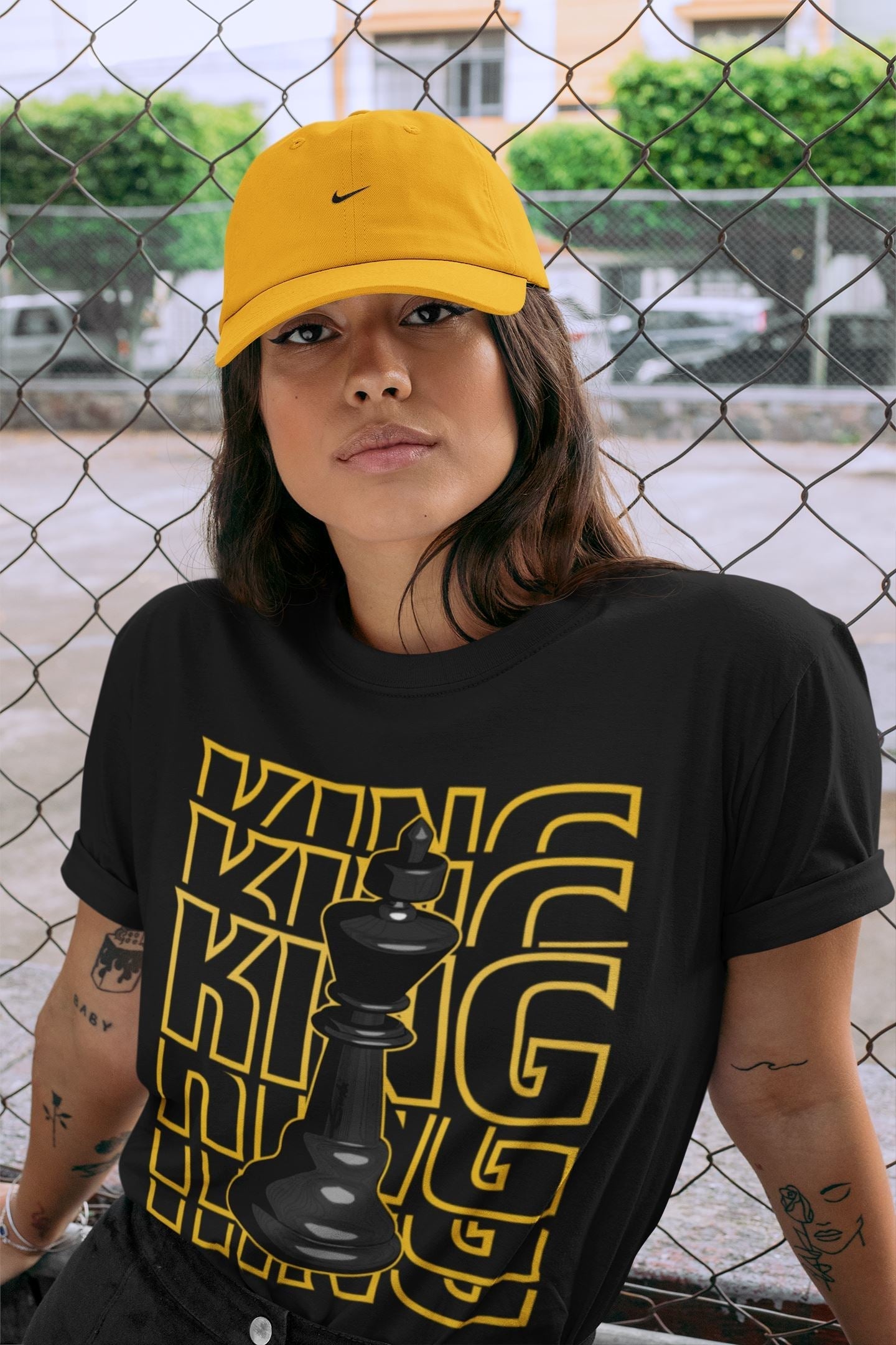 King Unisex Tops - Dunk Championship Goldenrod
