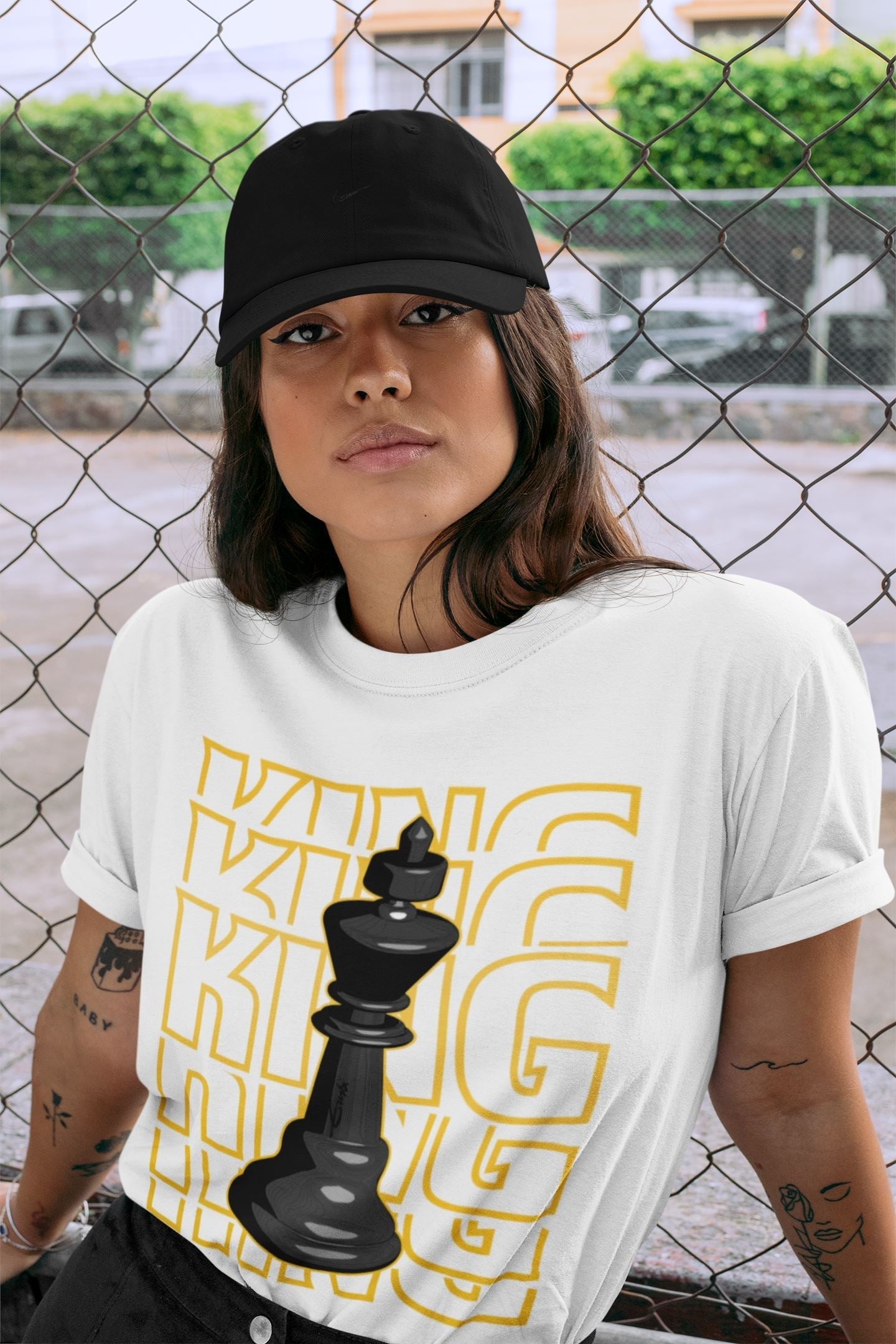 King Unisex Tops - Dunk Championship Goldenrod
