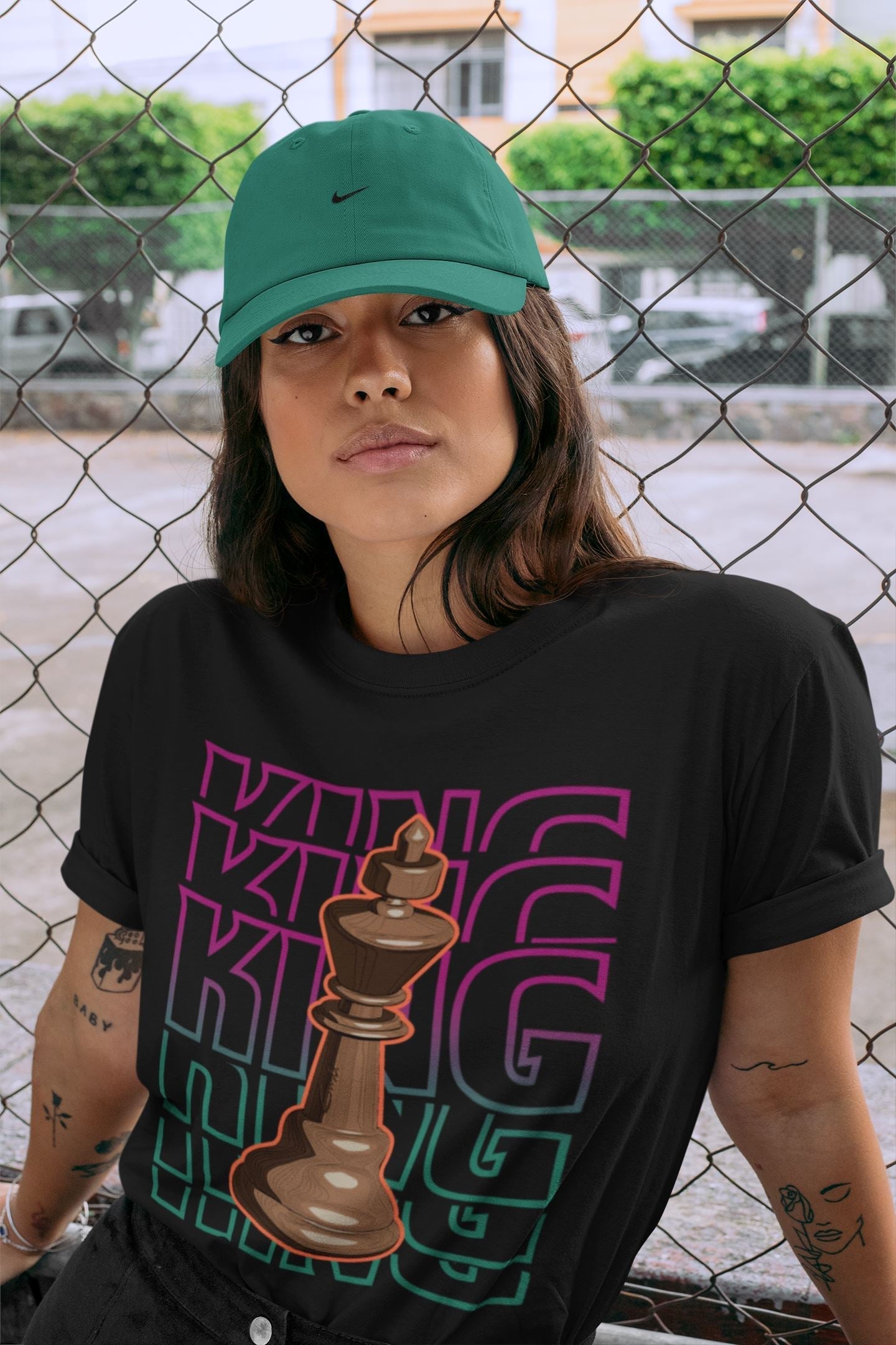 King Unisex Tops - Air Jordan 1 Hand Crafted