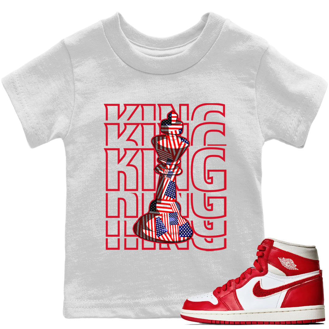 King Kids Tops - Air Jordan 1 Newstalgia