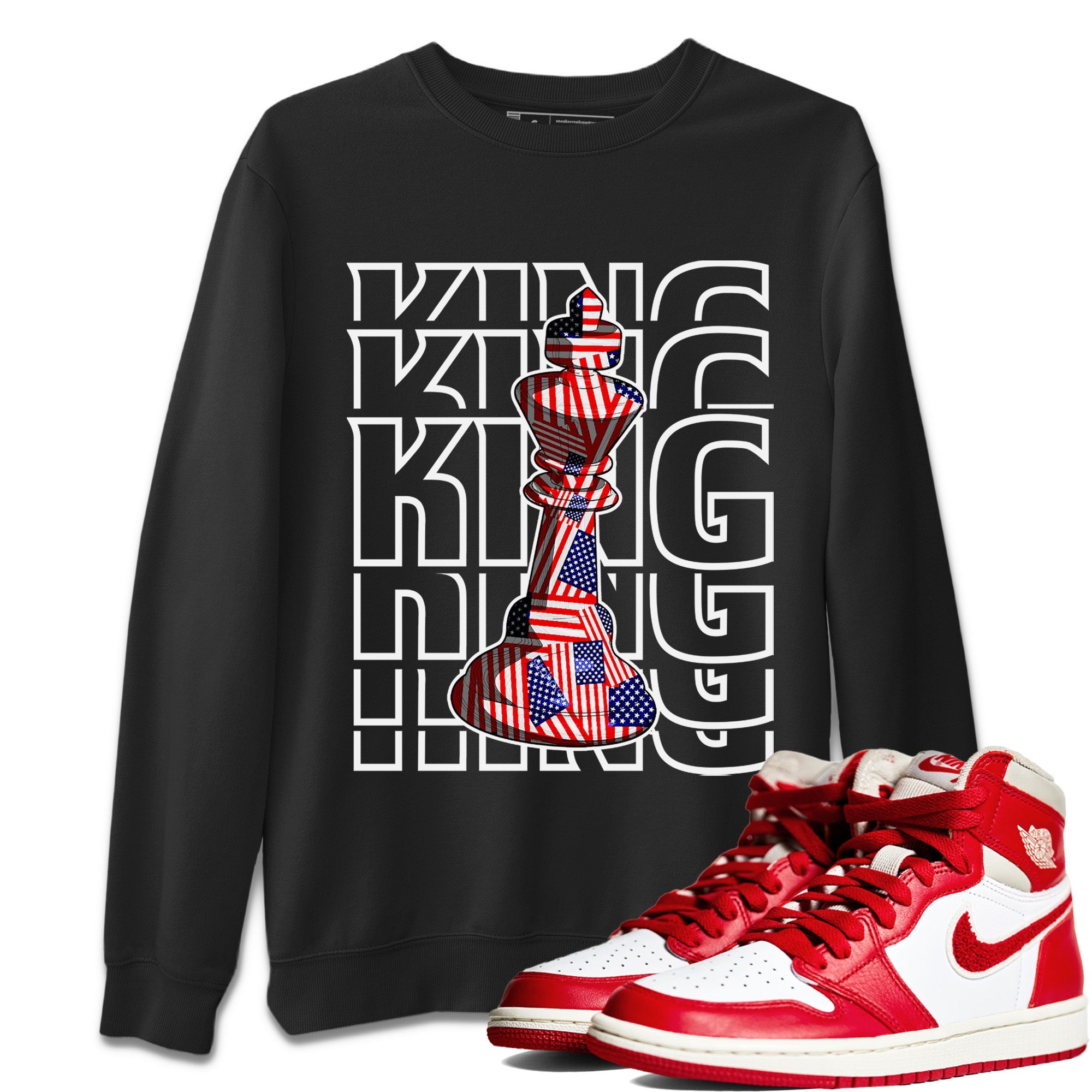 King Unisex Tops - Air Jordan 1 Newstalgia