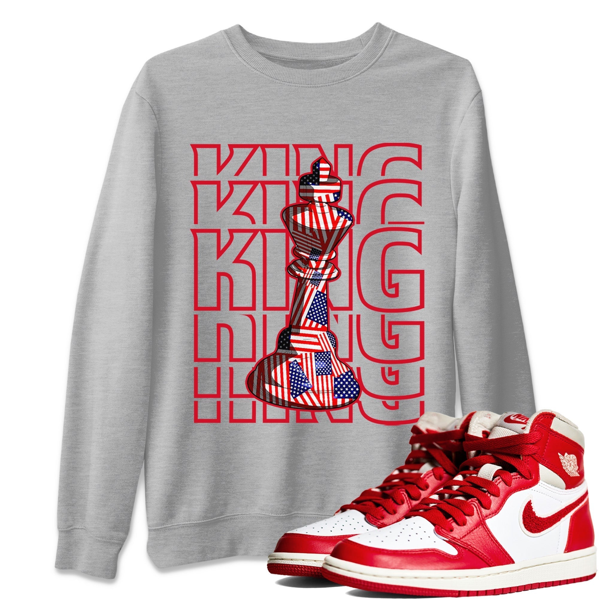 King Unisex Tops - Air Jordan 1 Newstalgia