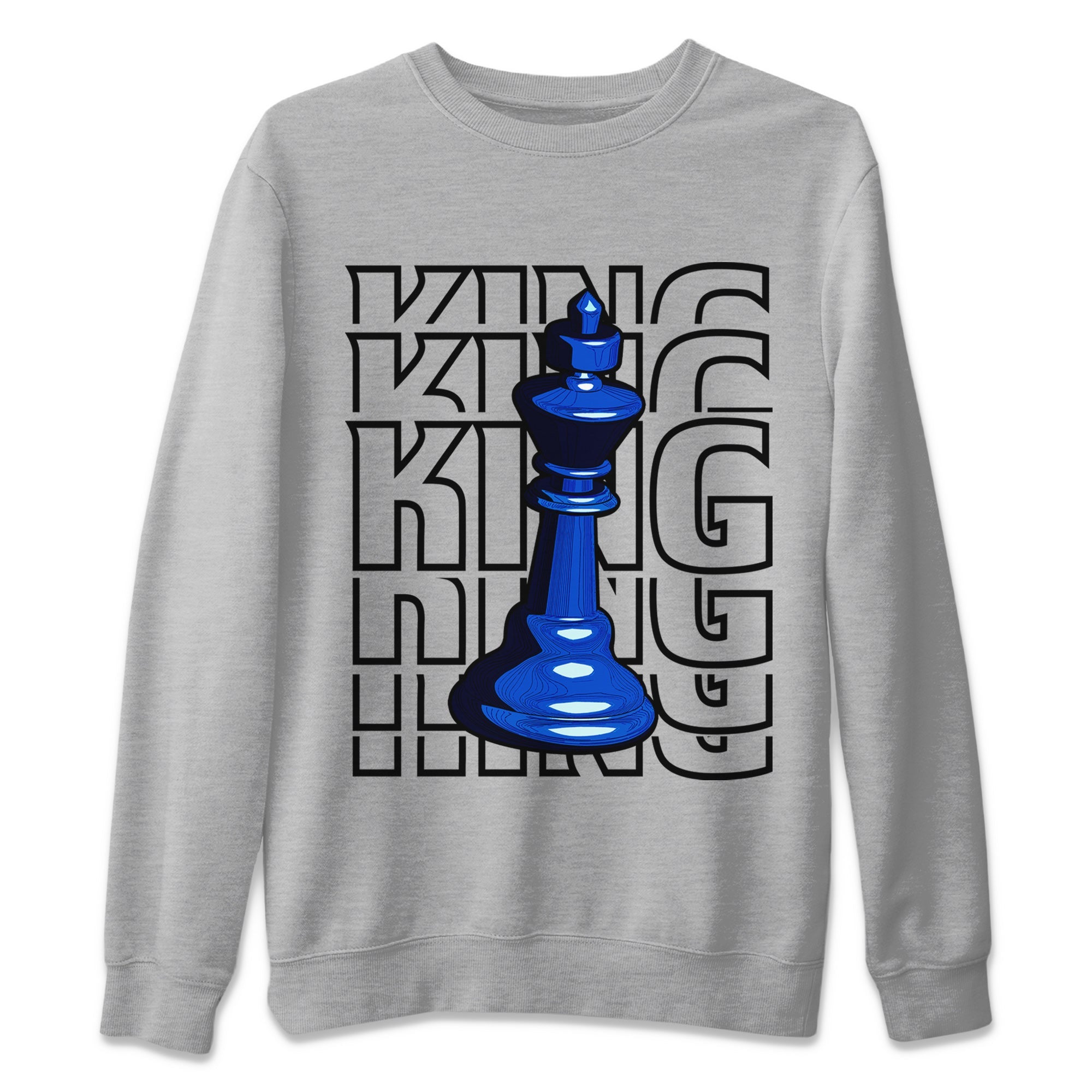 King Unisex Tops - Air Jordan 12 Hyper Royal