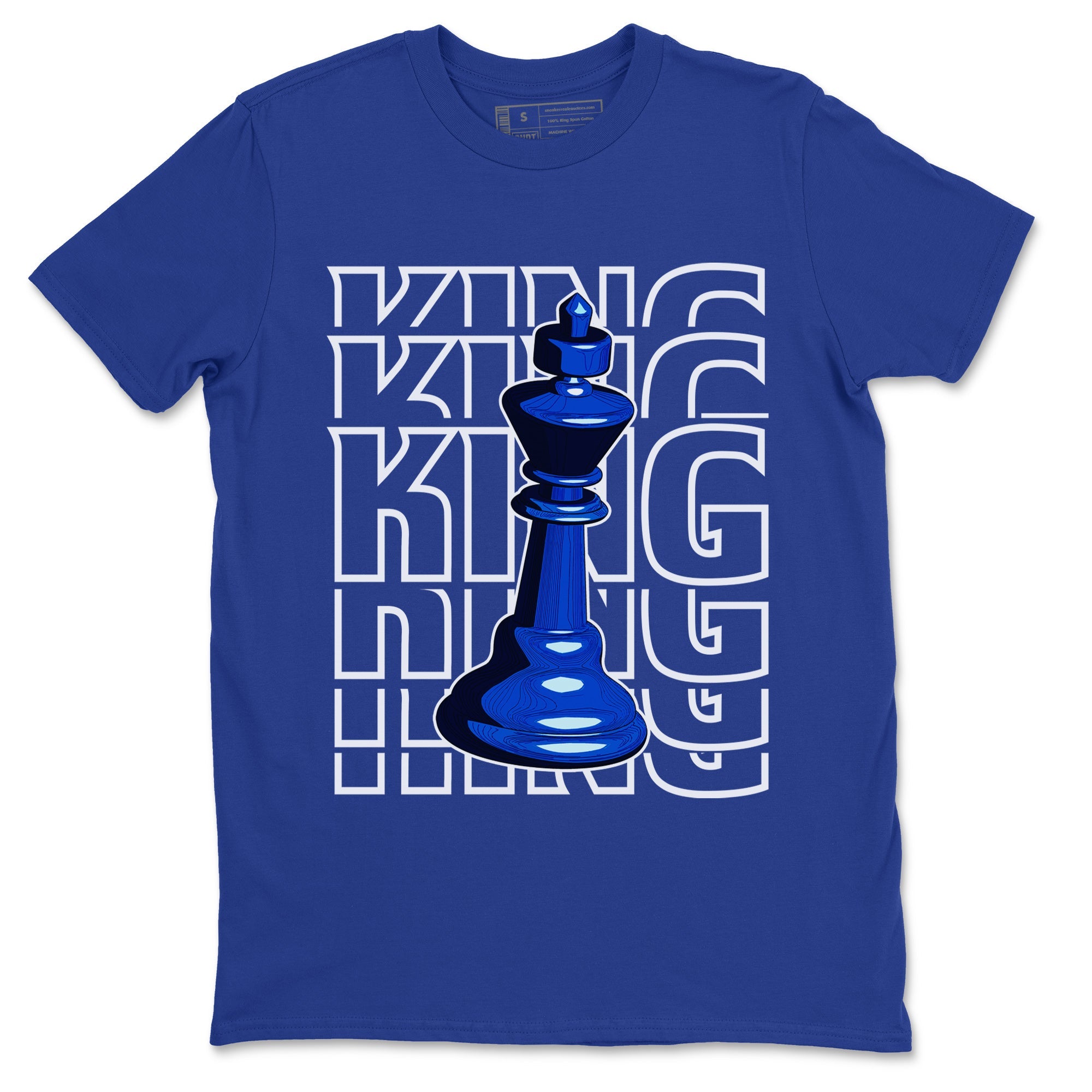 King Unisex Tops - Air Jordan 12 Hyper Royal