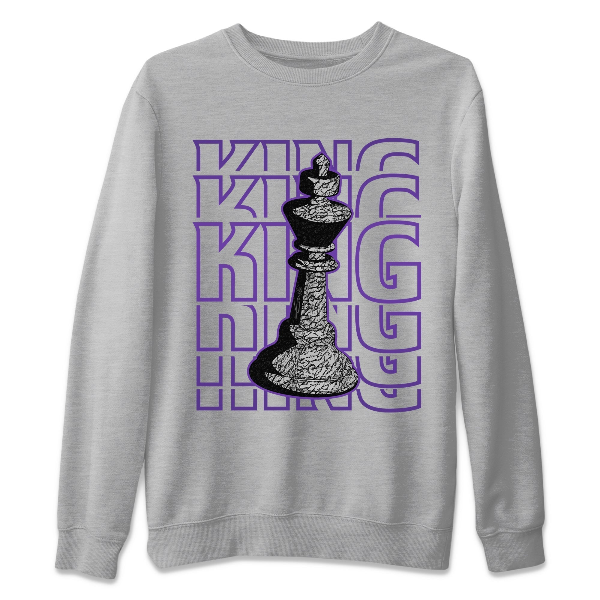King Unisex Tops - Air Jordan 3 Dark Iris
