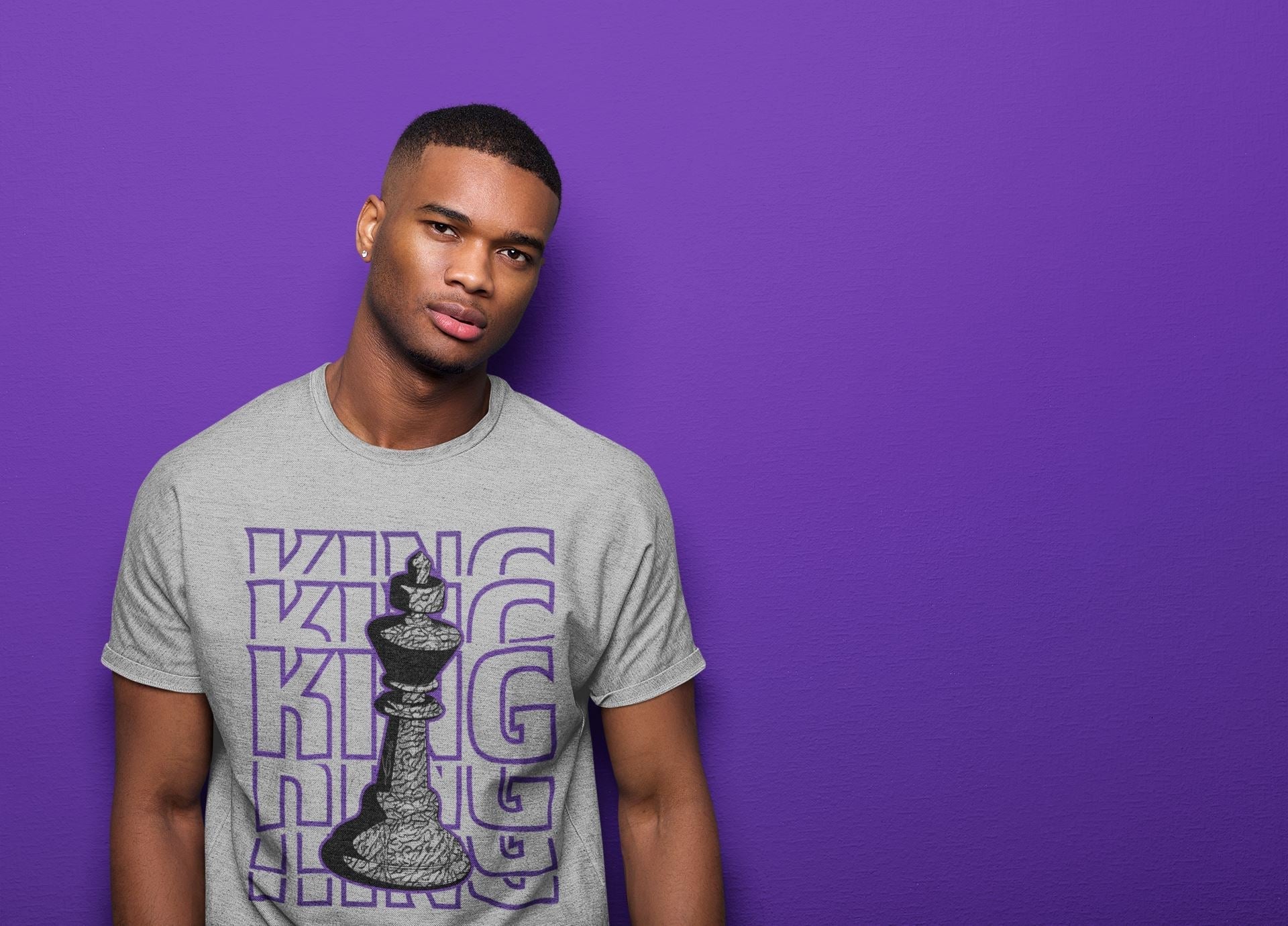 King Unisex Tops - Air Jordan 3 Dark Iris