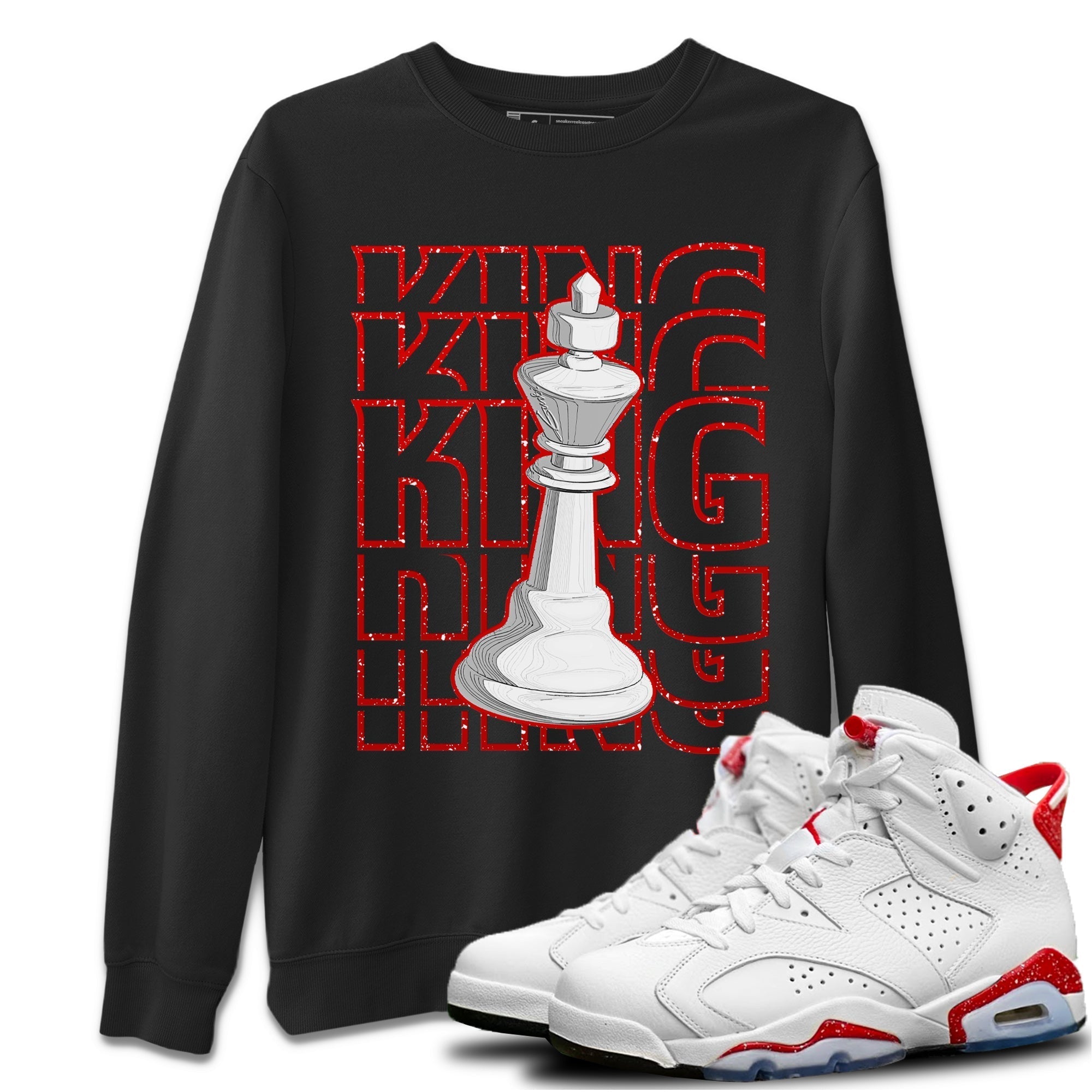 King Unisex Tops - Air Jordan 6 Red Velvet Cookies