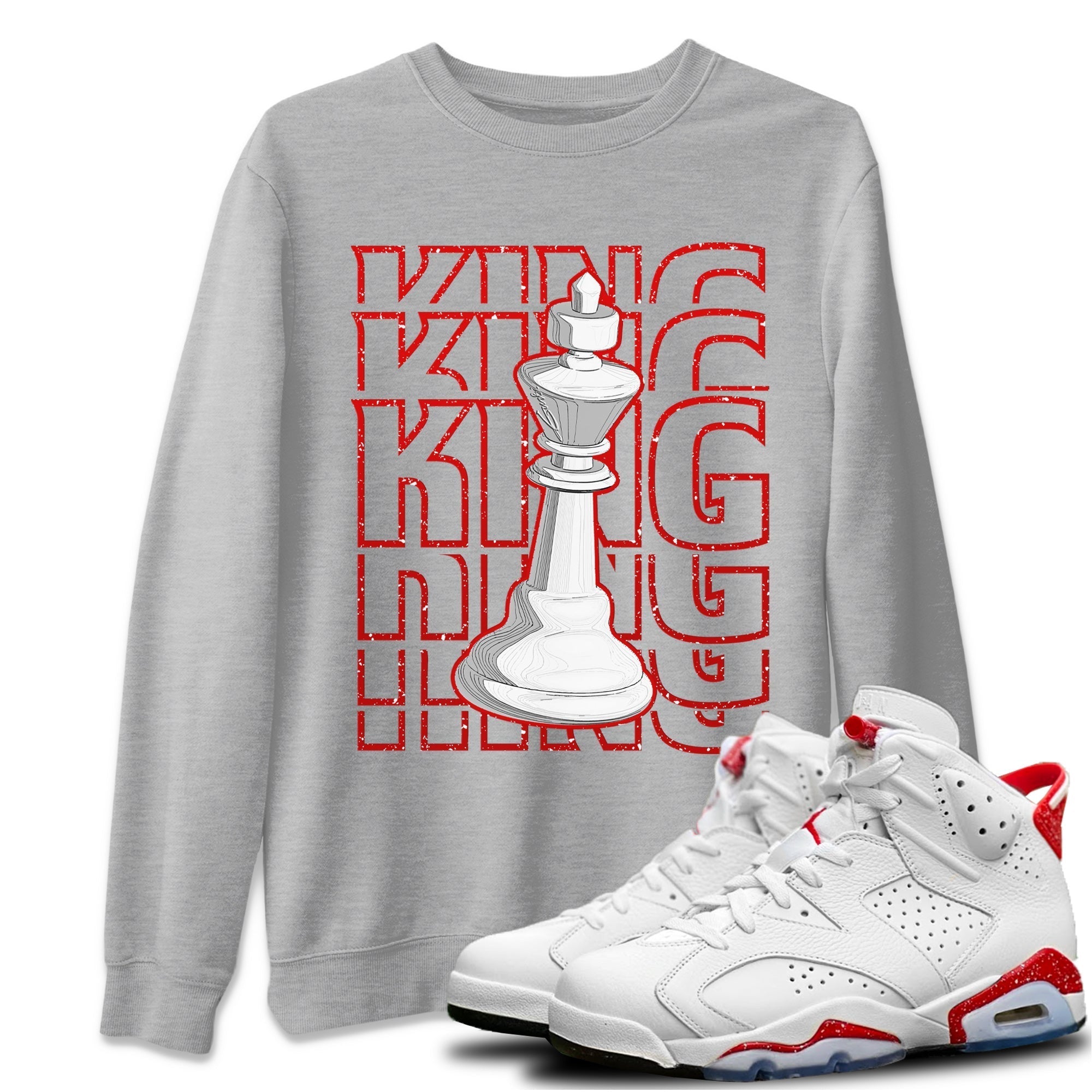 King Unisex Tops - Air Jordan 6 Red Velvet Cookies