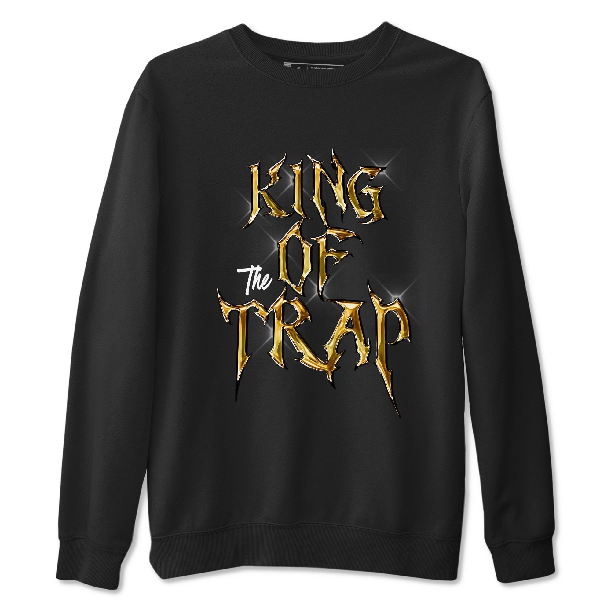 King Of The Trap snkmatch Tees - Air Jordan 1 Black Metallic Gold