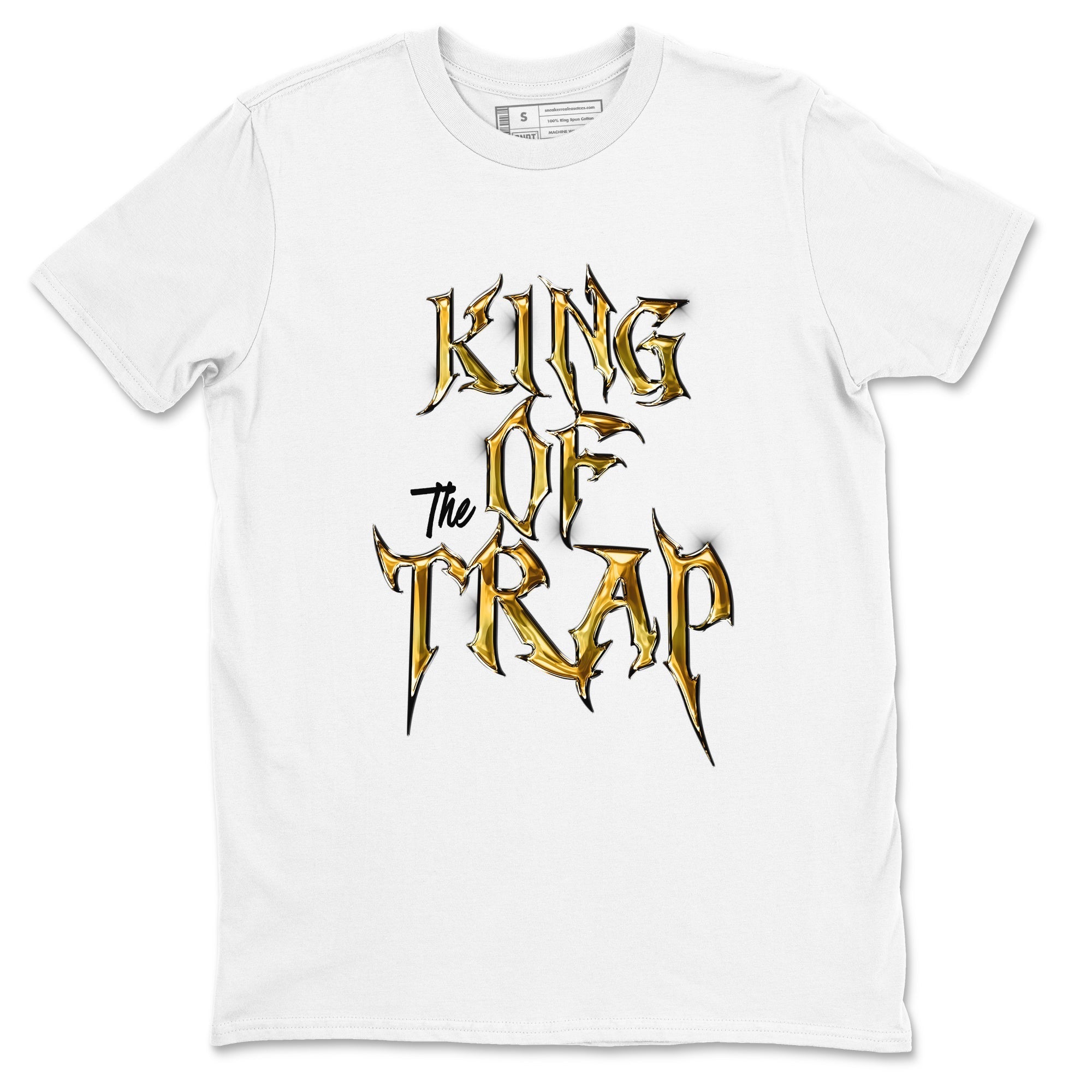 King Of The Trap snkmatch Tees - Air Jordan 1 Black Metallic Gold