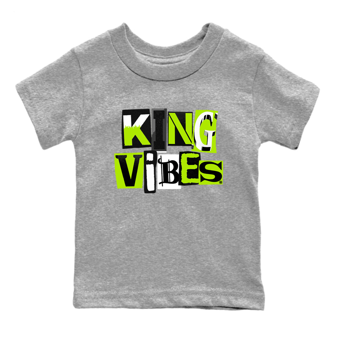 King Vibes snkmatch Tees Kids - Air Foamposite One Black Volt