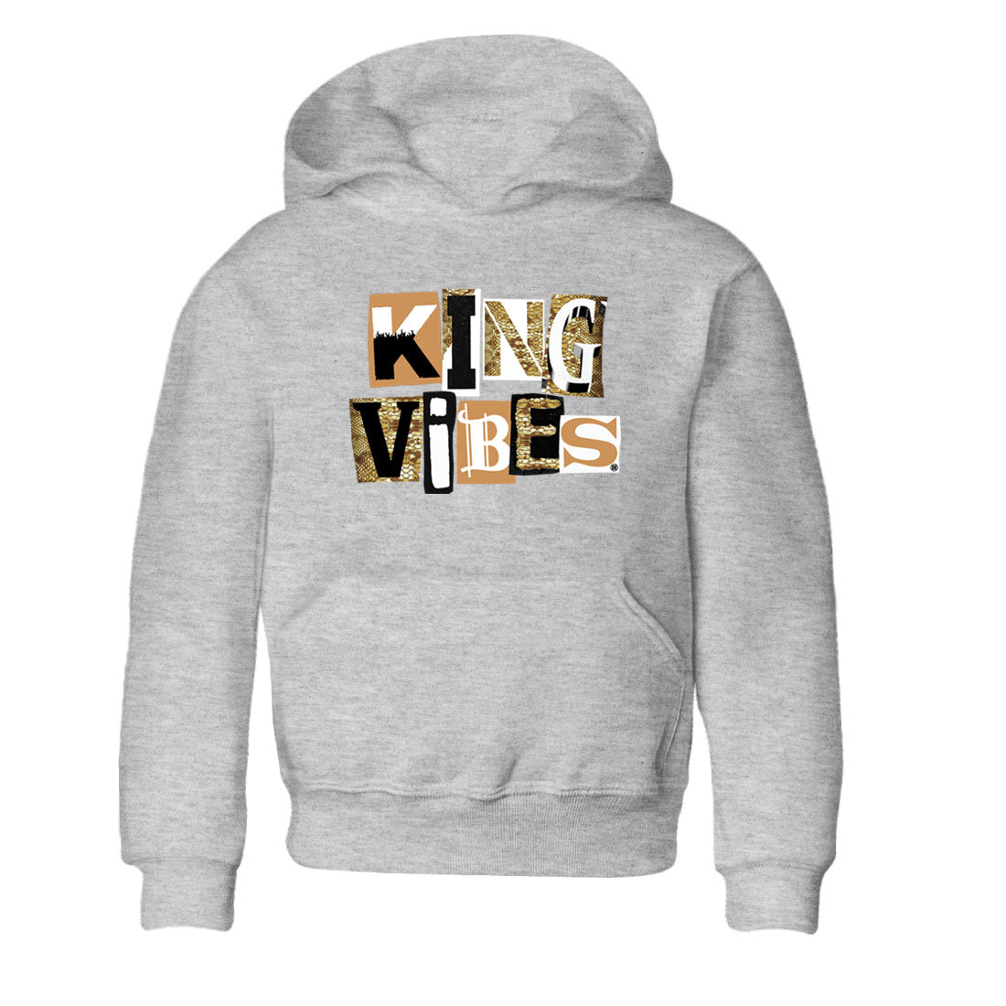 King Vibes snkmatch Tees Kids - Air Force 1 Ivory Snake