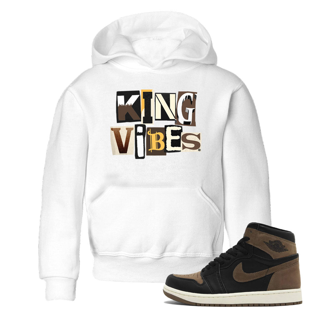 King Vibes snkmatch Tee Kids - Air Jordan 1 Palomino