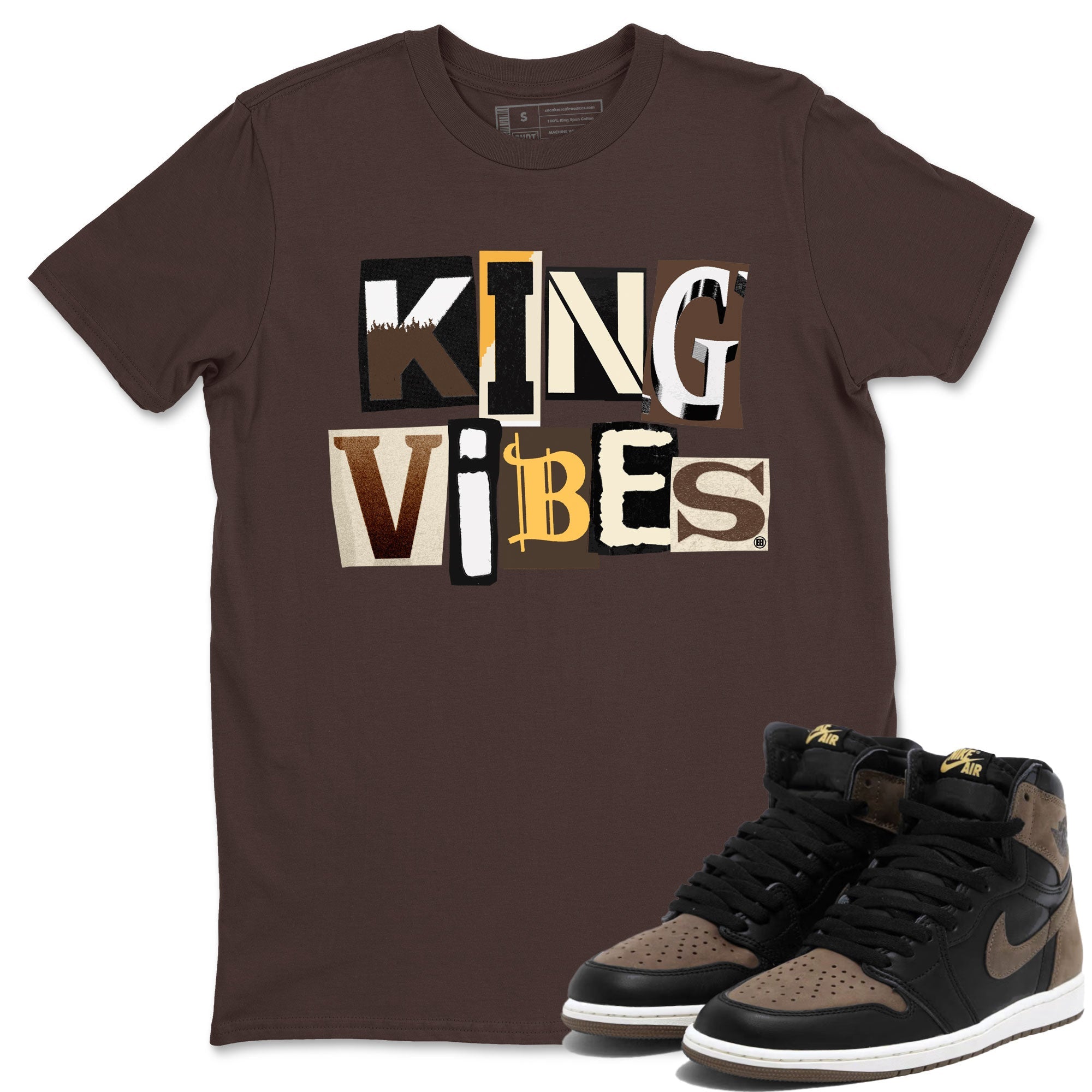 King Vibes snkmatch Tee - Air Jordan 1 Palomino