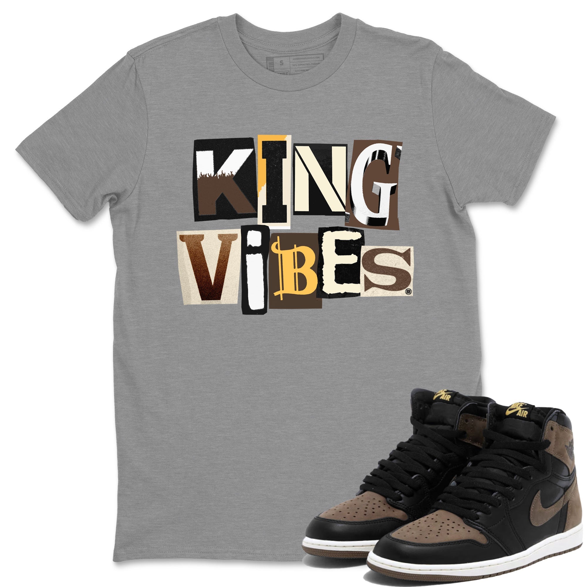 King Vibes snkmatch Tee - Air Jordan 1 Palomino