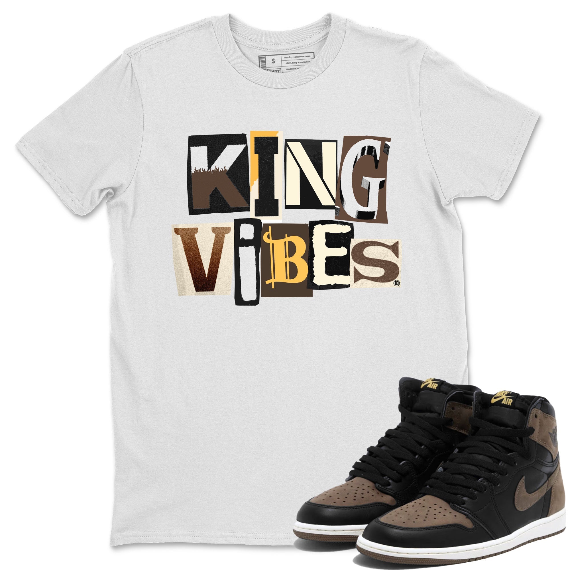 King Vibes snkmatch Tee - Air Jordan 1 Palomino